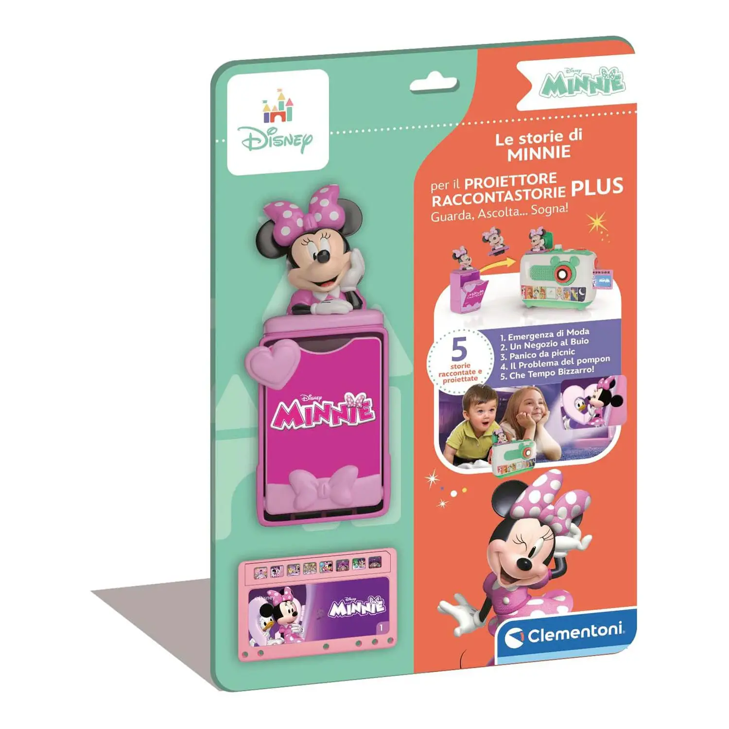 Clementoni Cartuccia Proiettore Minnie Gioco da Tavolo Educativo - giochi elettronici