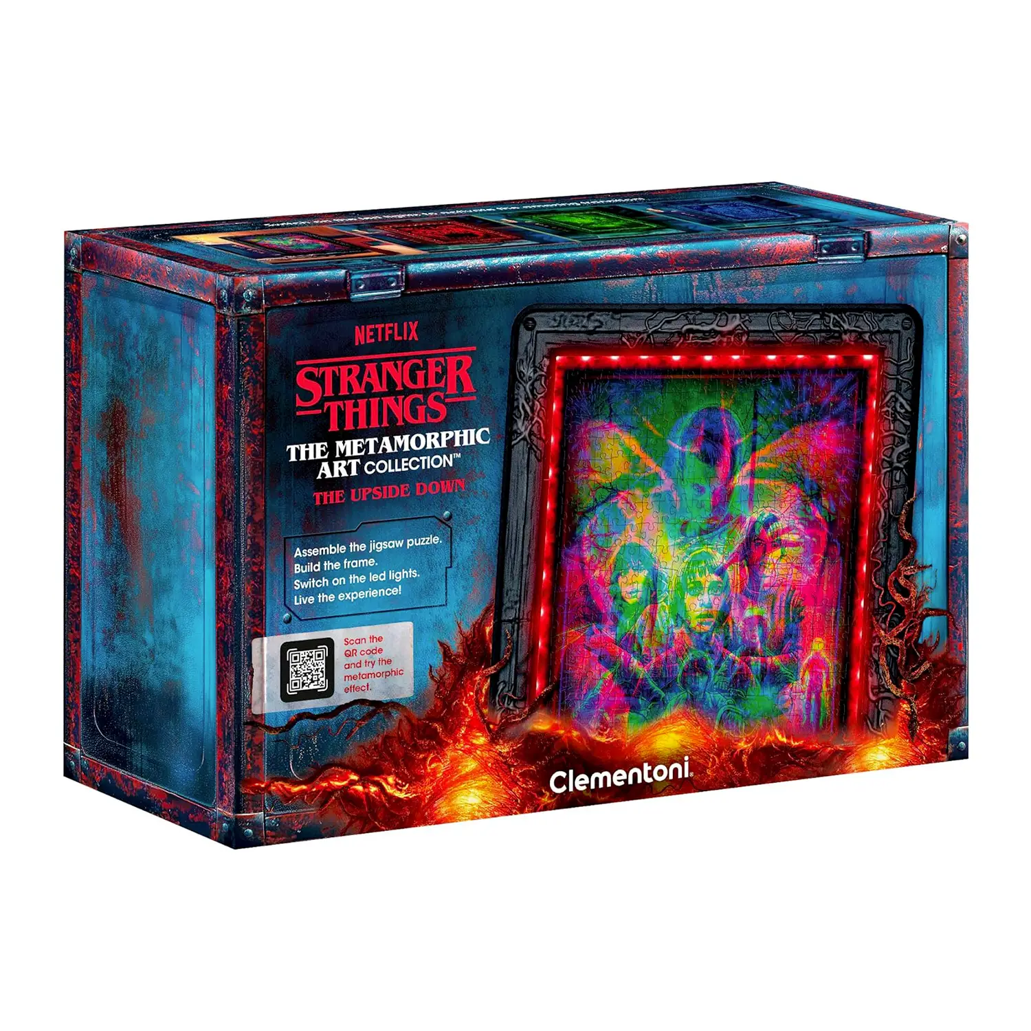 Stranger Things Metamorphic Art Collection - The Upside Down Quadro Interattivo 520 Pezzi - puzzle adulti