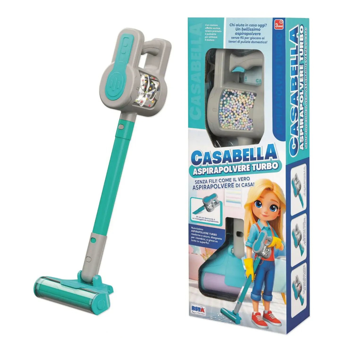 Aspirapolvere Turbo Casabella A Batteria - Cucine e gioco simbolico