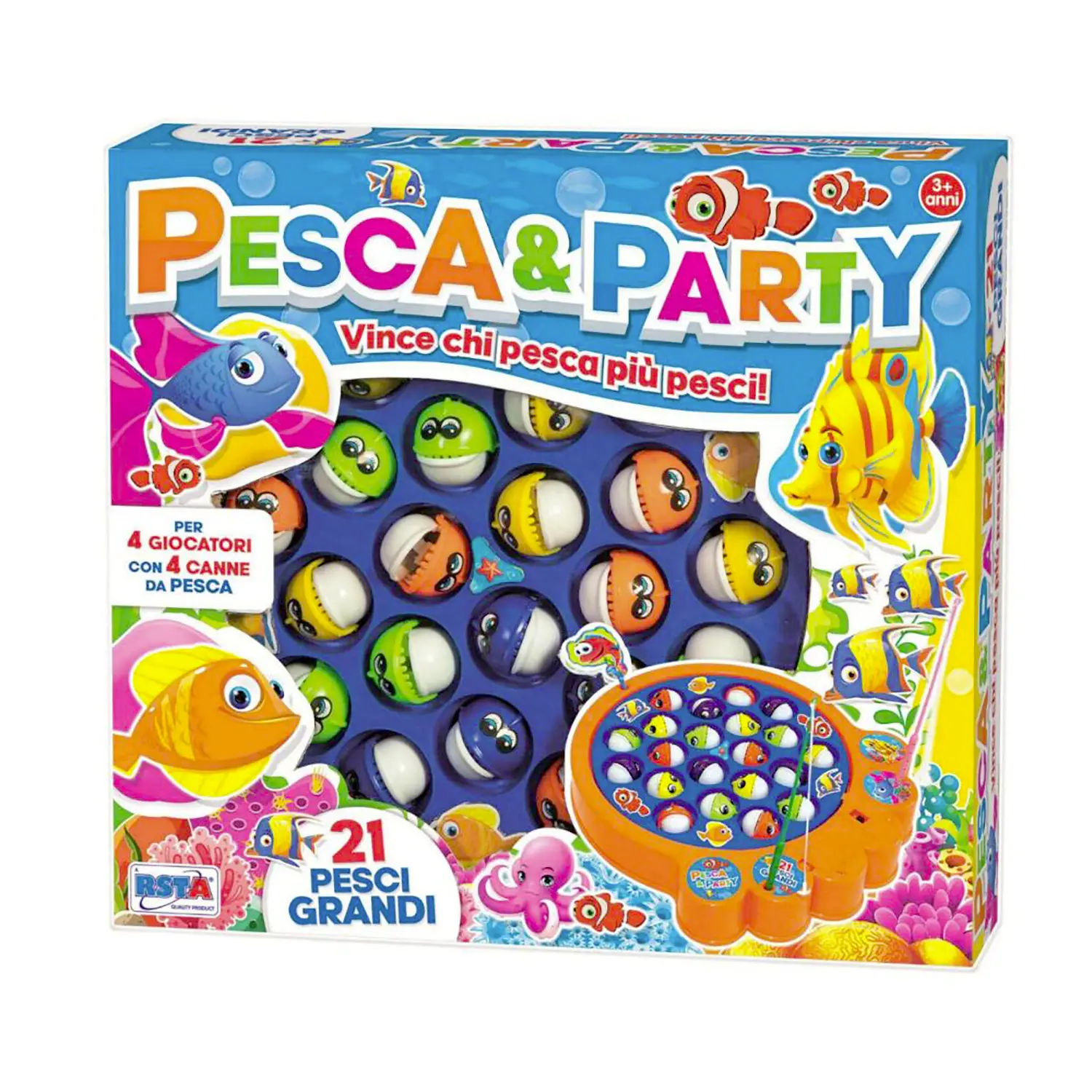 Gioco Pesca Party 21 Pesciolini - Giochi di società