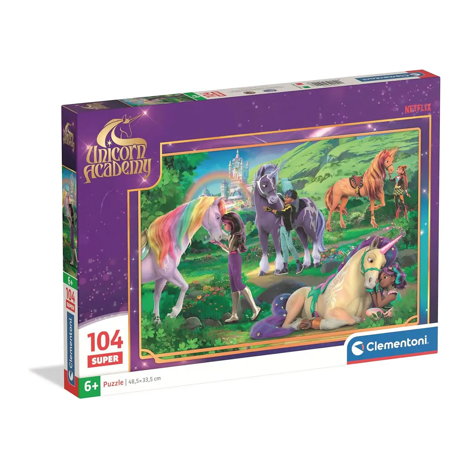 Puzzle 104 Pezzi Super Unicorn Academy 2 - Puzzle in cartone
