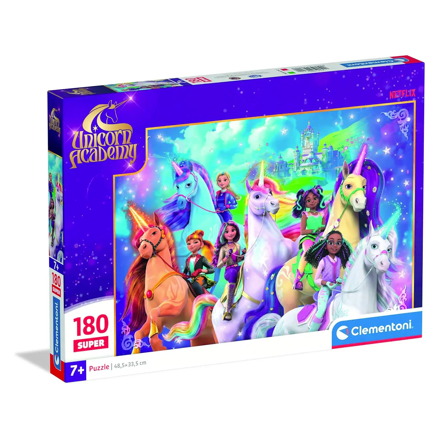 Puzzle 180 Pezzi Super Unicorn Academy 2025 - Puzzle in cartone