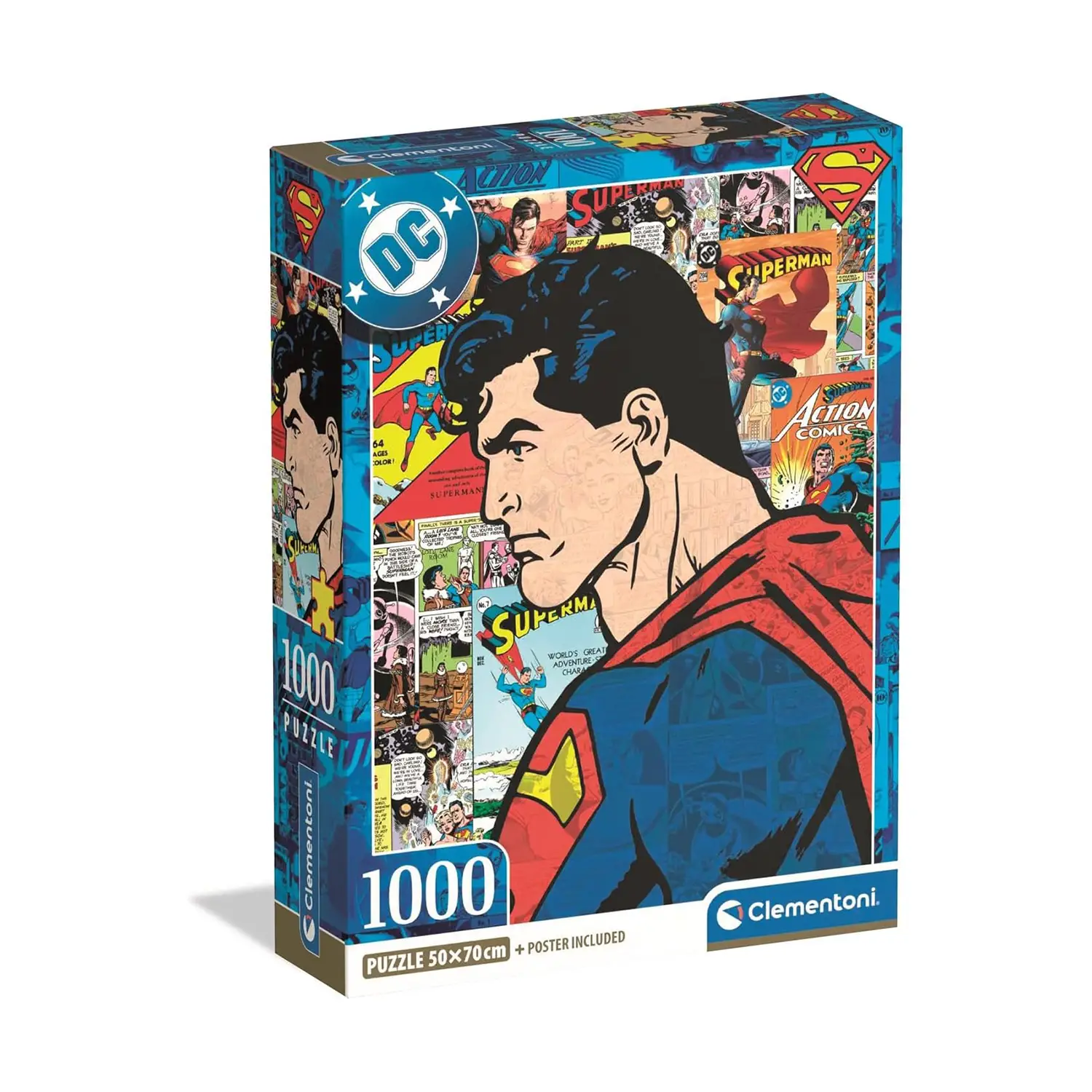 Puzzle 1000 Pezzi Superman Compact 3 - Puzzle in cartone