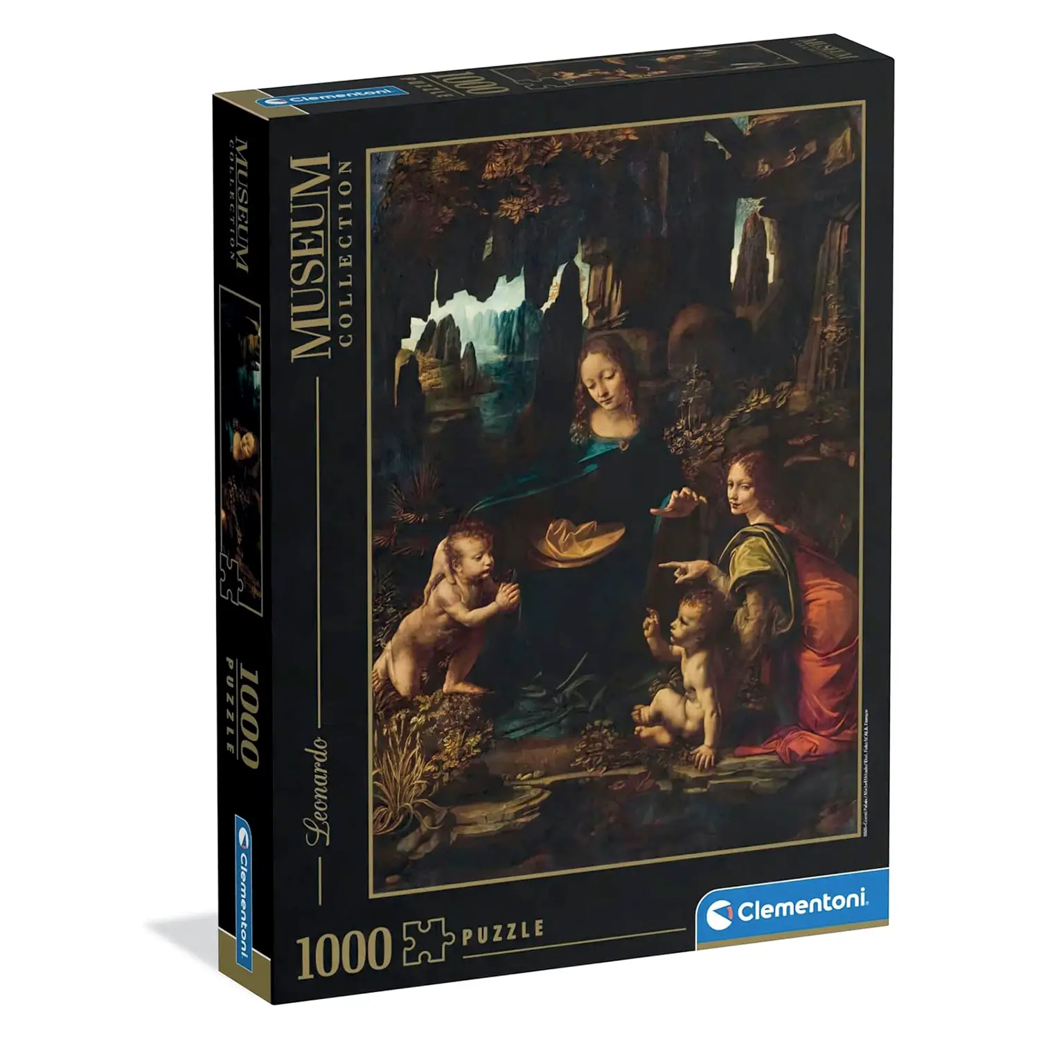 Puzzle 1000 Pezzi Hqc The Virgin Of The Rocks - puzzle adulti