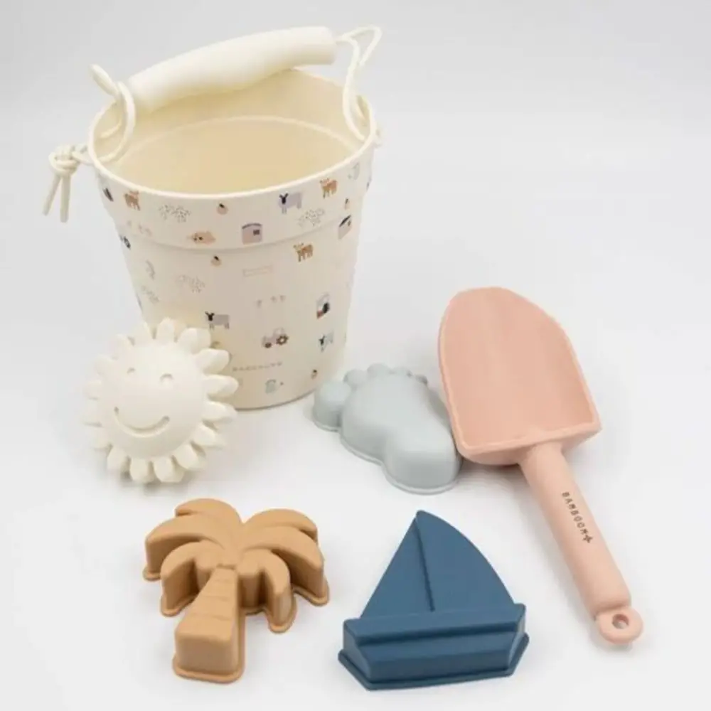 Bamboom Set Spiaggia Morbido Secchiello Con Accesori The Farm - estivo mare