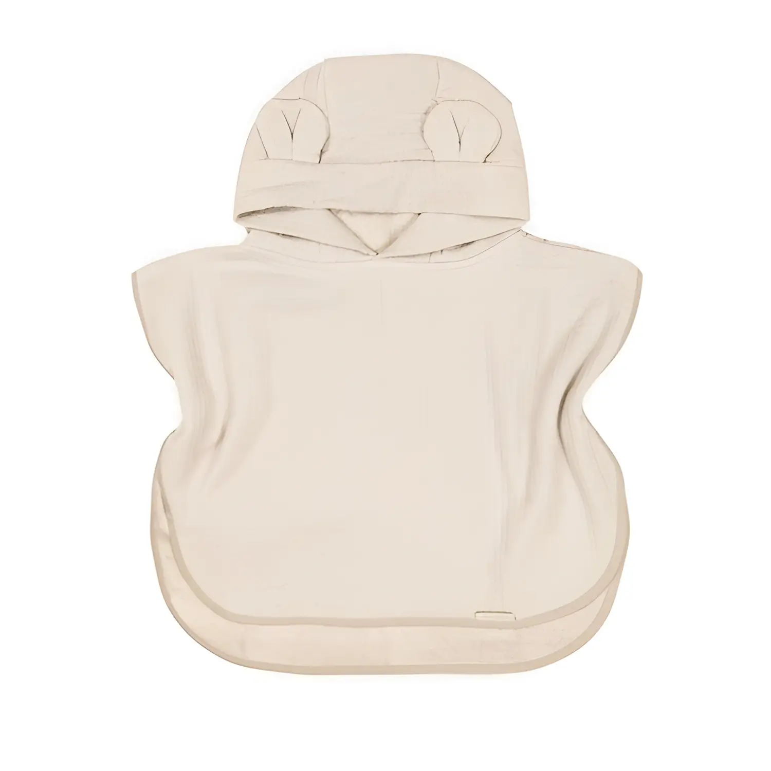 Poncho Accappatoio Waffle Bambino 2-4 Anni Warm White Bamboom - accappatoi