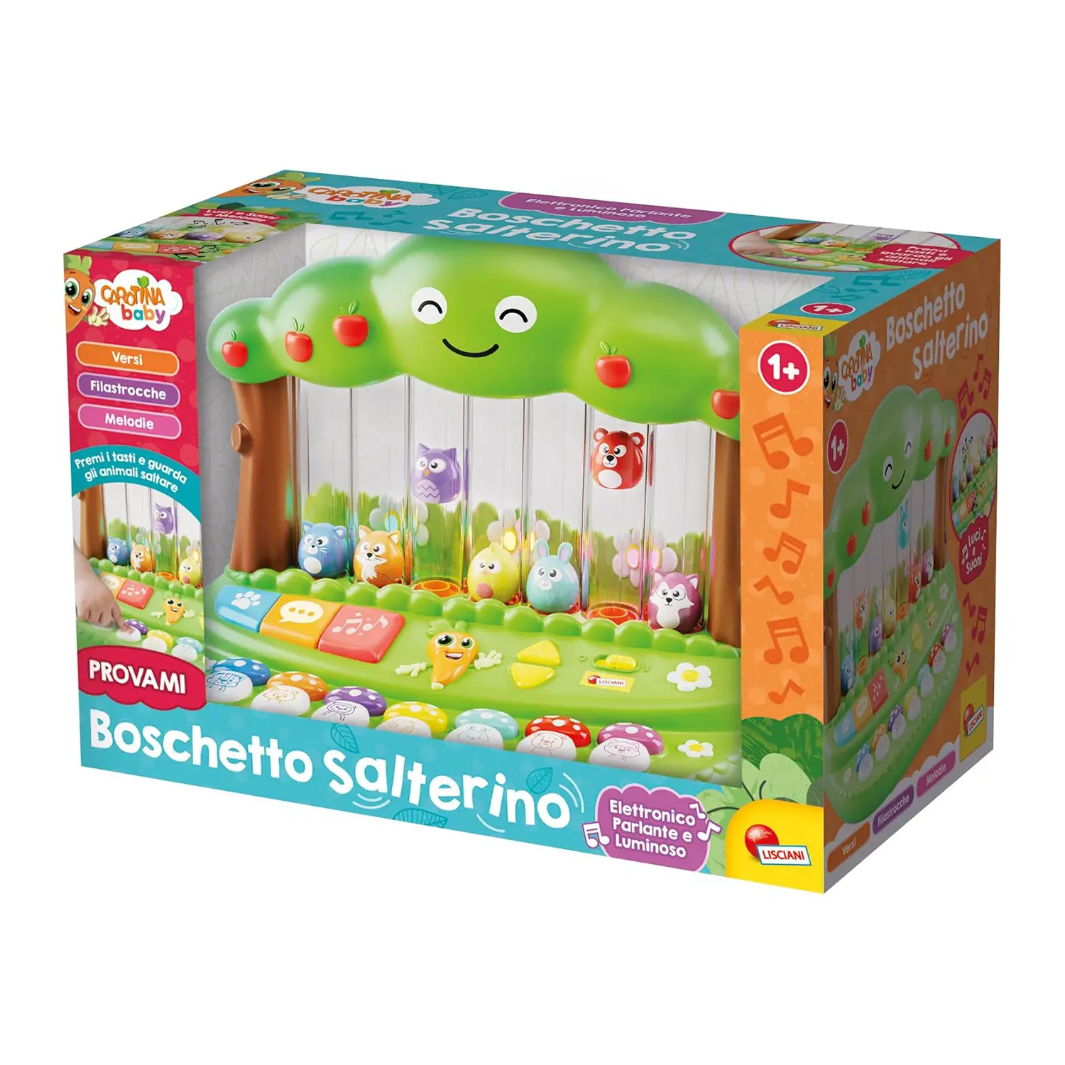 Carotina Baby Il Boschetto Salterino con Suoni, Luci e Animaletti - Primi giochi