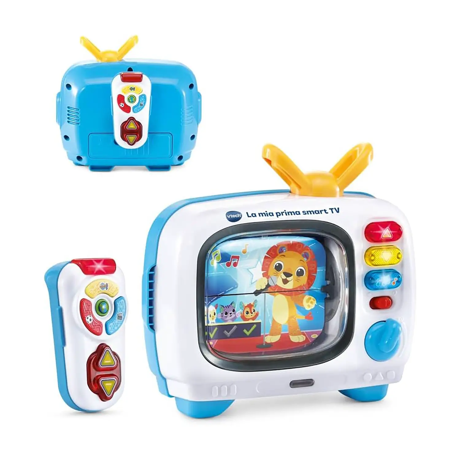 VTech La Mia Prima Smart TV | Televisione Interattiva Bilingue per Bambini - Primi giochi