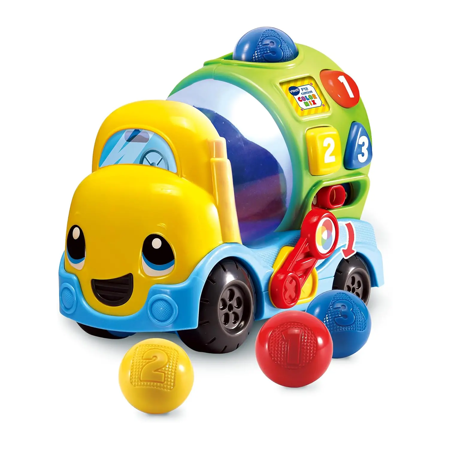 VTech Max Mixa Colori | Camioncino Interattivo Parlante e Musicale 12-36 Mesi - Primi giochi