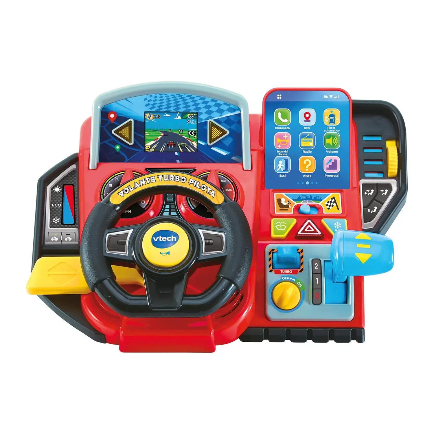 VTech Volante Turbo Pilota | Simulatore di Guida Bambini 20 Giochi Educativi - giochi elettronici