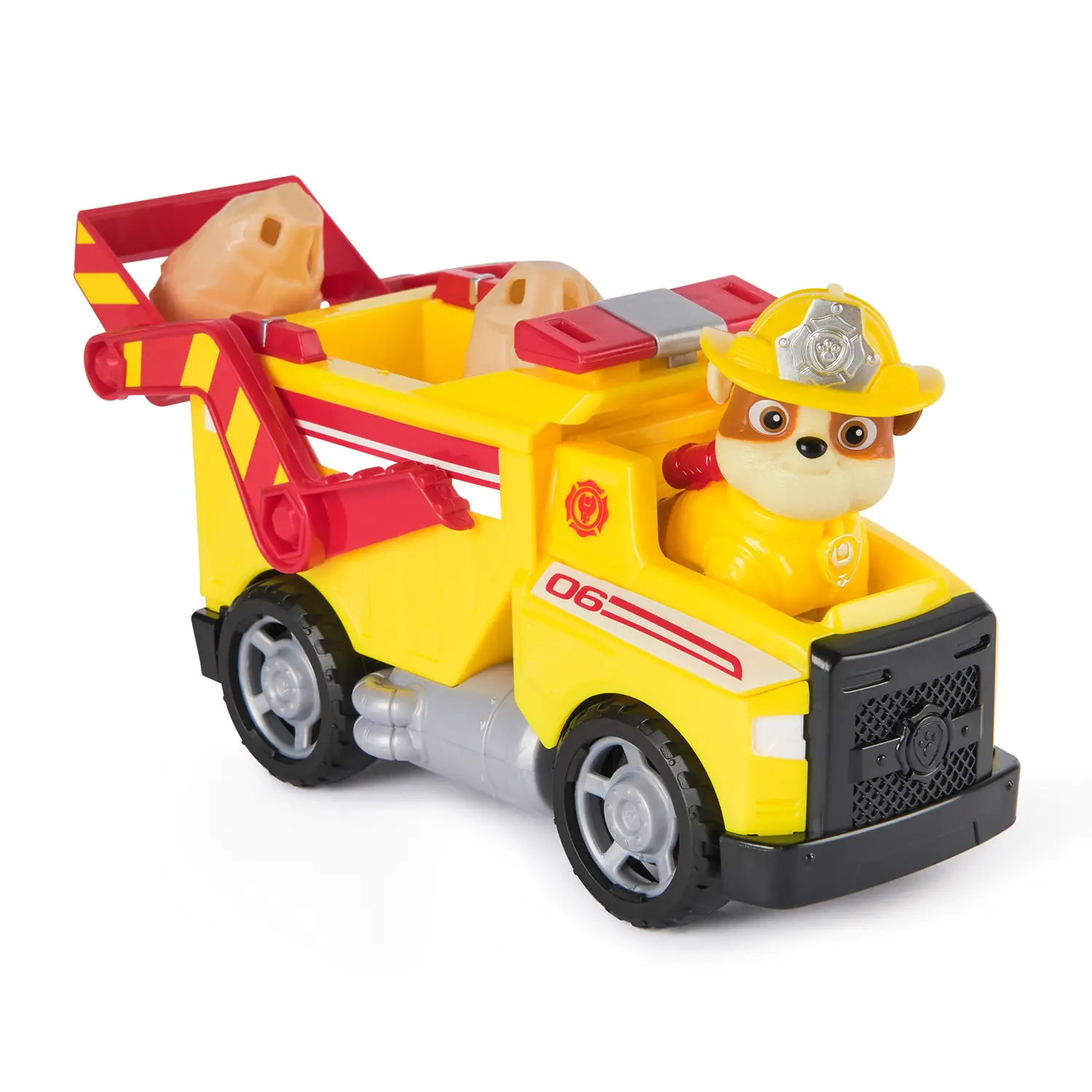 Paw Patrol Fire Rescue Rubble – Camion Ribaltabile 3+ - action figures ed accessori