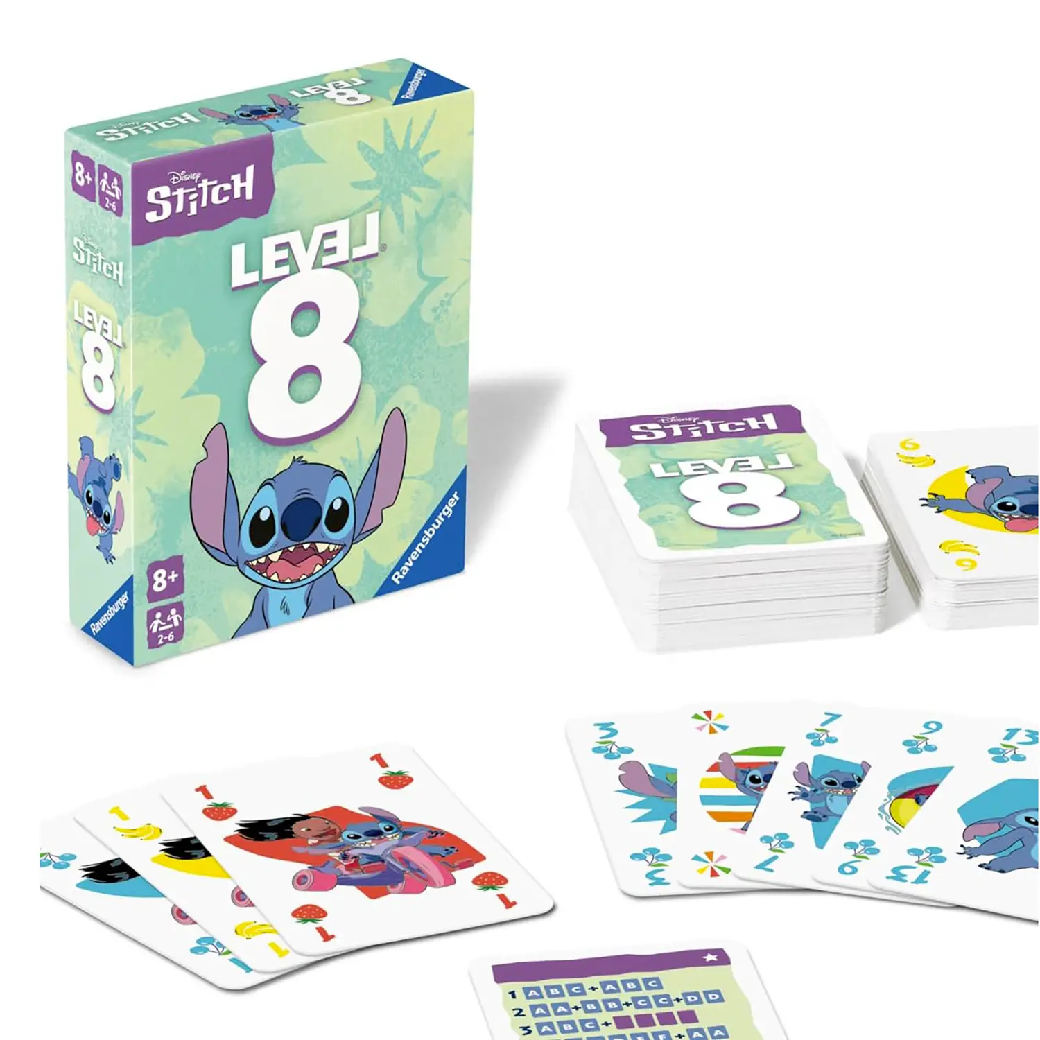 Level 8 Stitch, Gioco Di Carte Per Tutta La Famiglia - Giochi di società