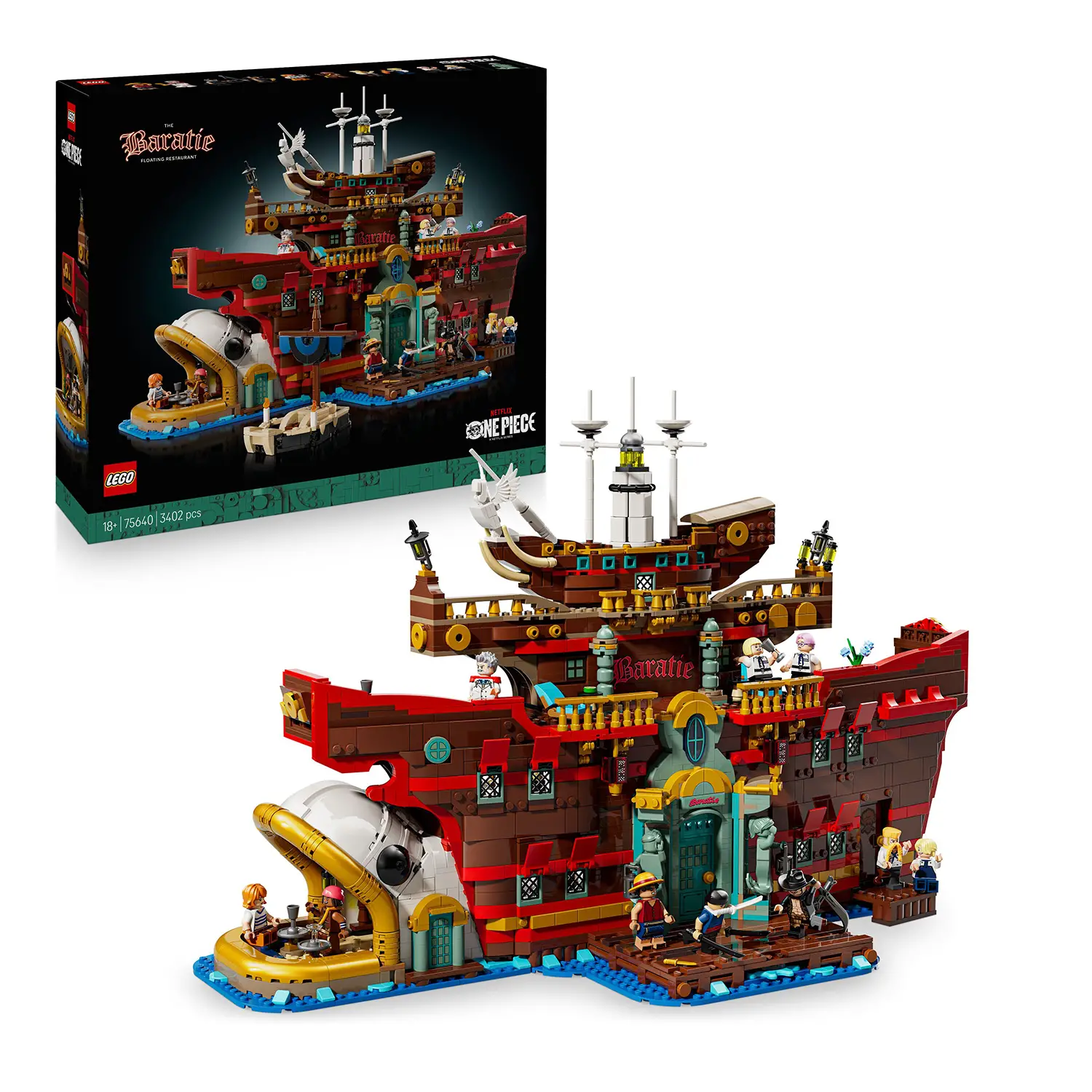 Lego One Piece Baratie Il Ristorante Galleggiante 75640 - lego