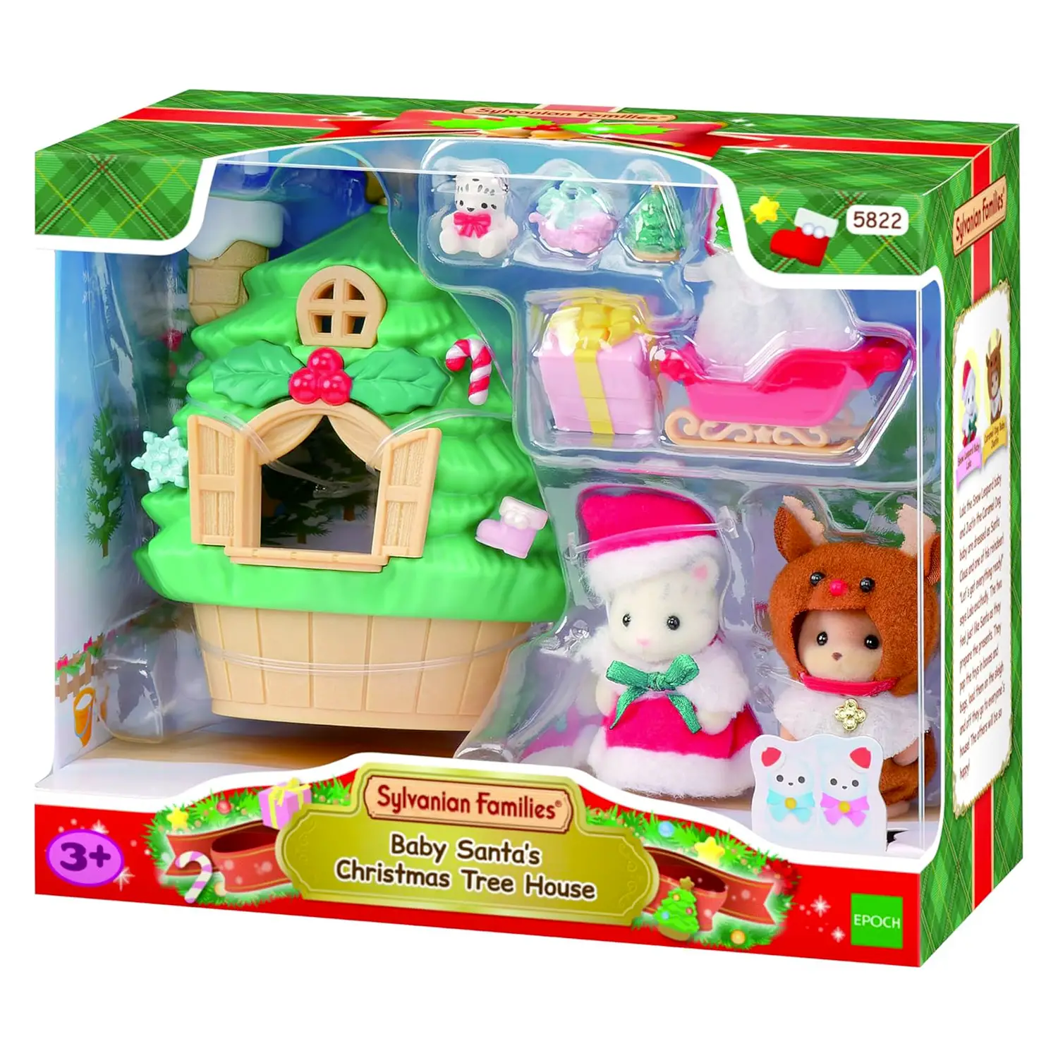 Casetta Albero Di Babbo Natale Sylvanian Families - play set e accessori bambole