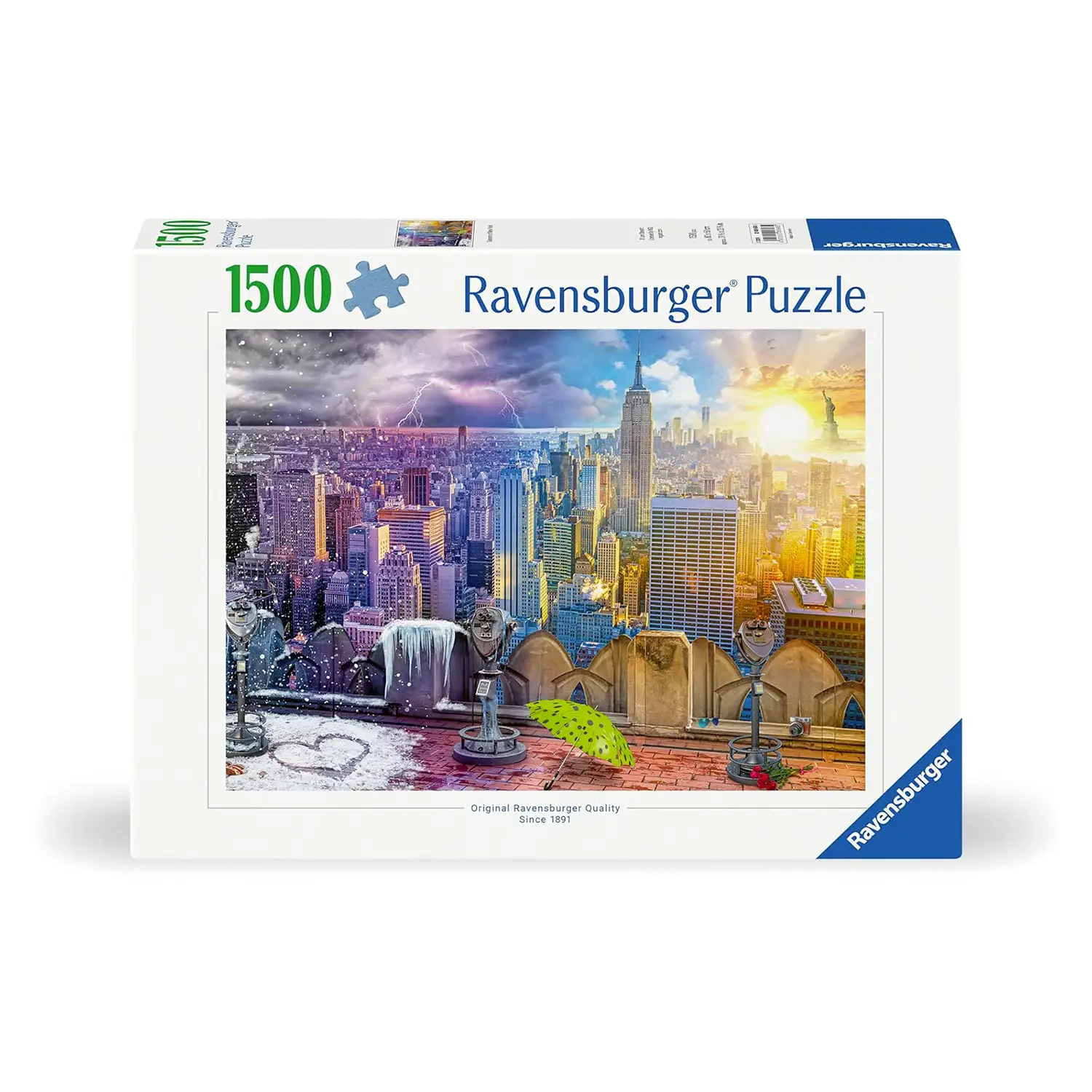 Puzzle 1500 Le Stagioni Di New York New - Puzzle in cartone