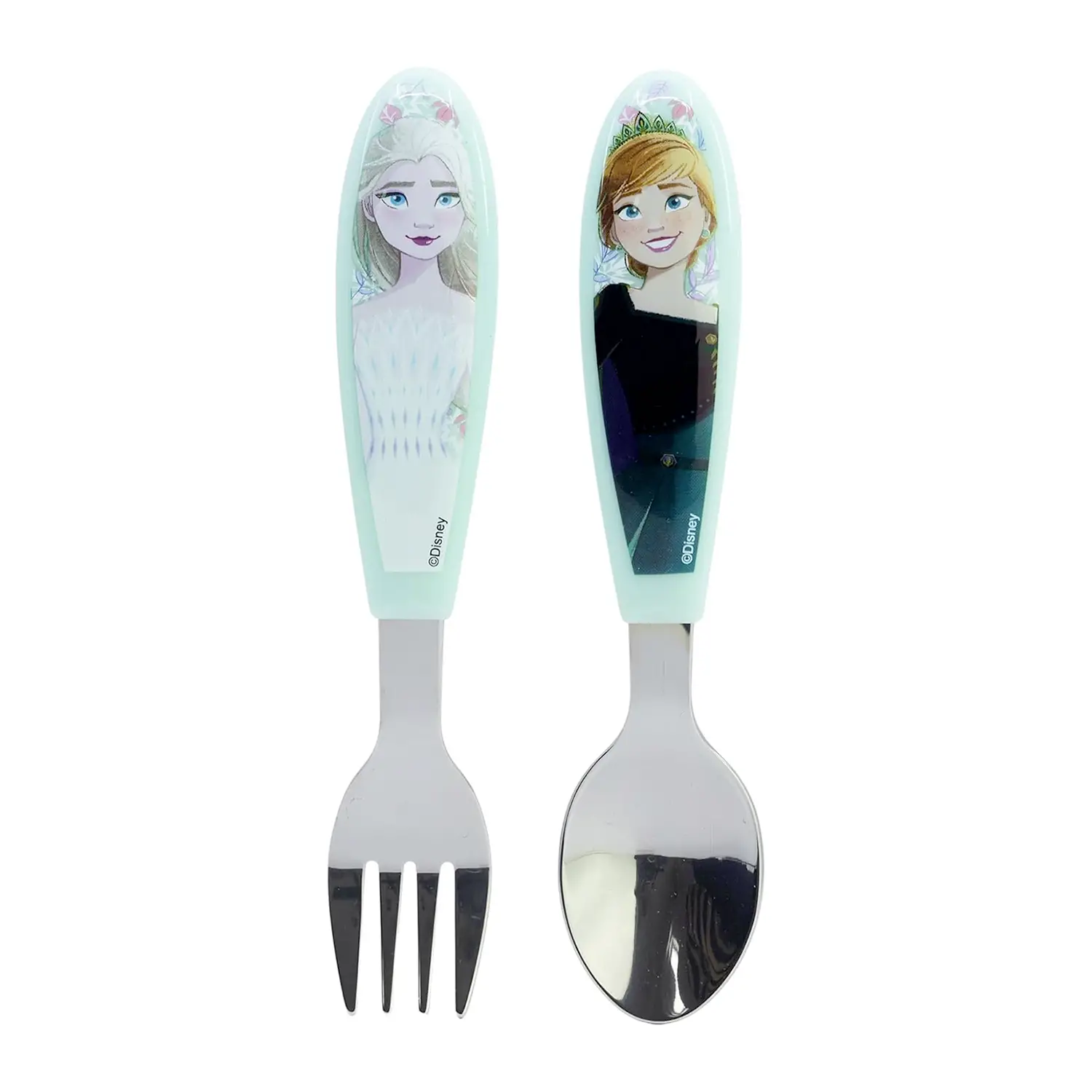 Set 2 Posate In Acciaio Frozen -