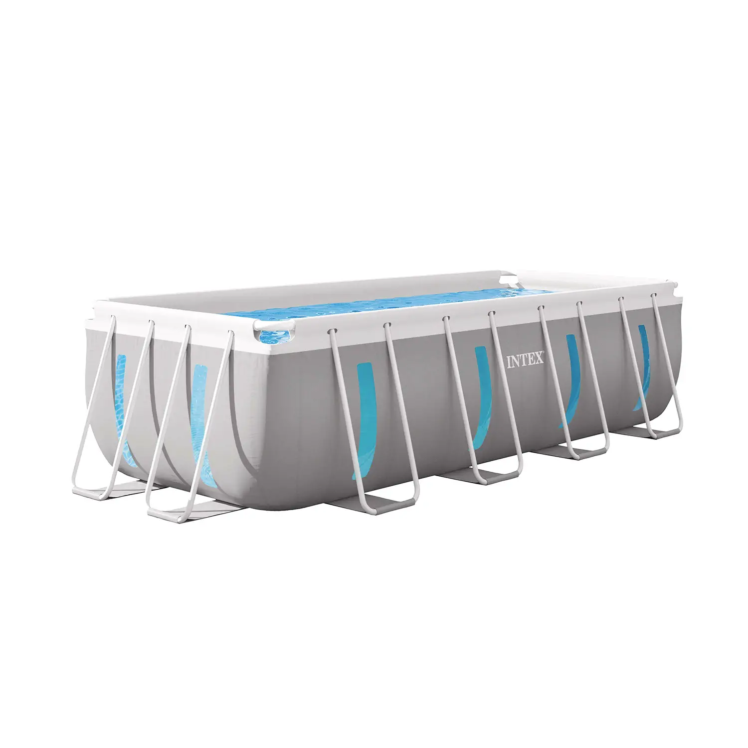 Piscina Prisma Frame Rettangolare Clearview 400X200X122 Cm - piscine rigide