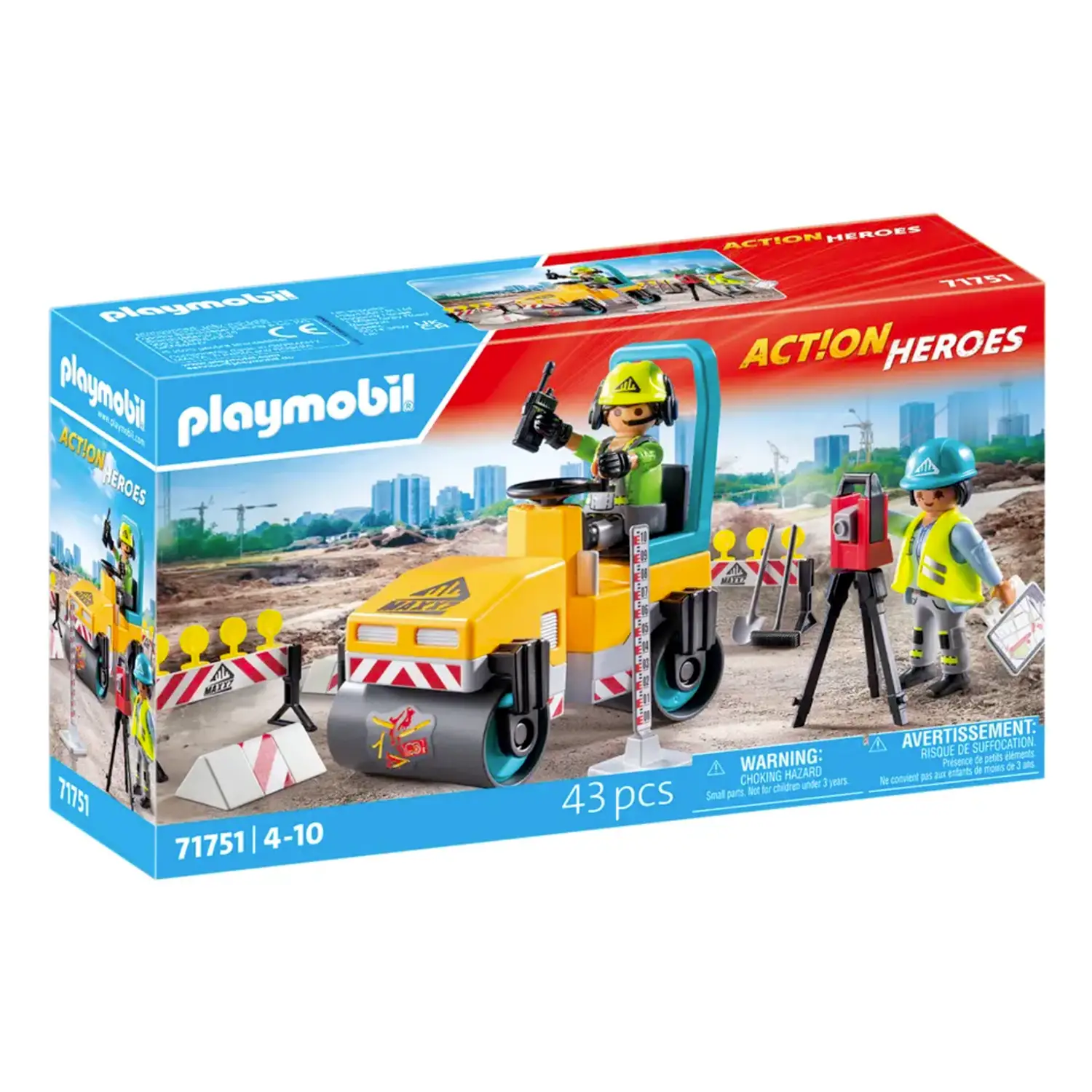 Cantiere Stradale Playmobil Action Heroes - playmobil