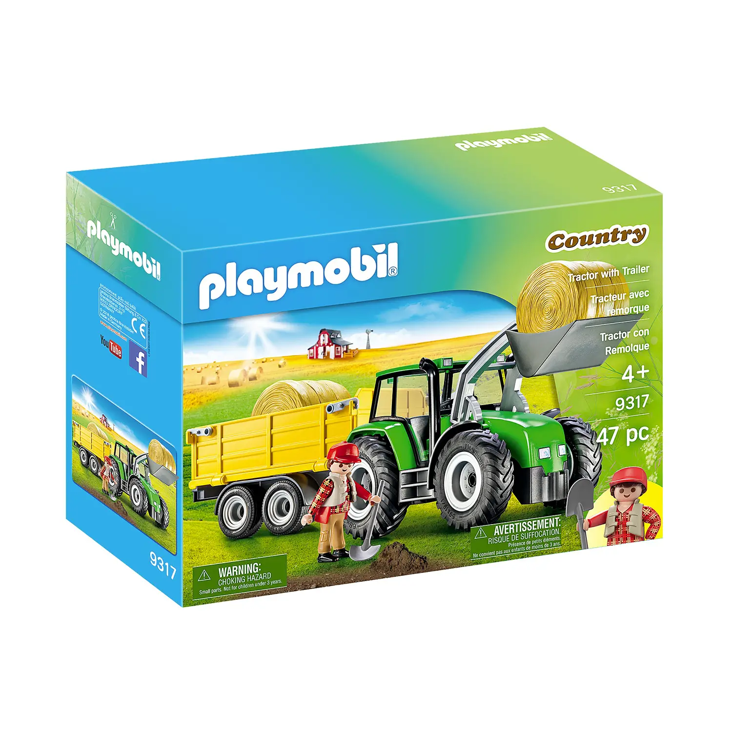 Trattore Con Cassone Playmobil Country - playmobil
