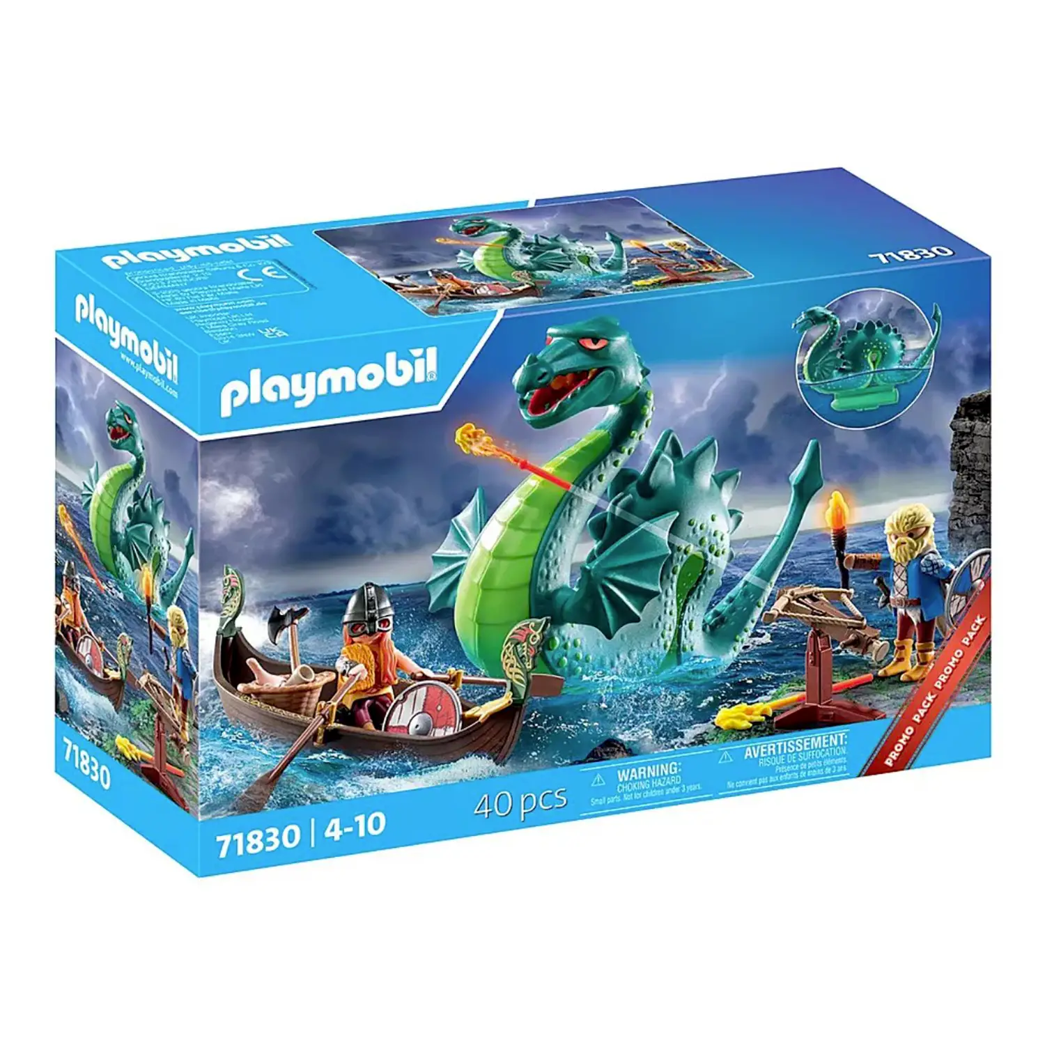 Vichinghi Con Mostro Marino Playmobil - playmobil