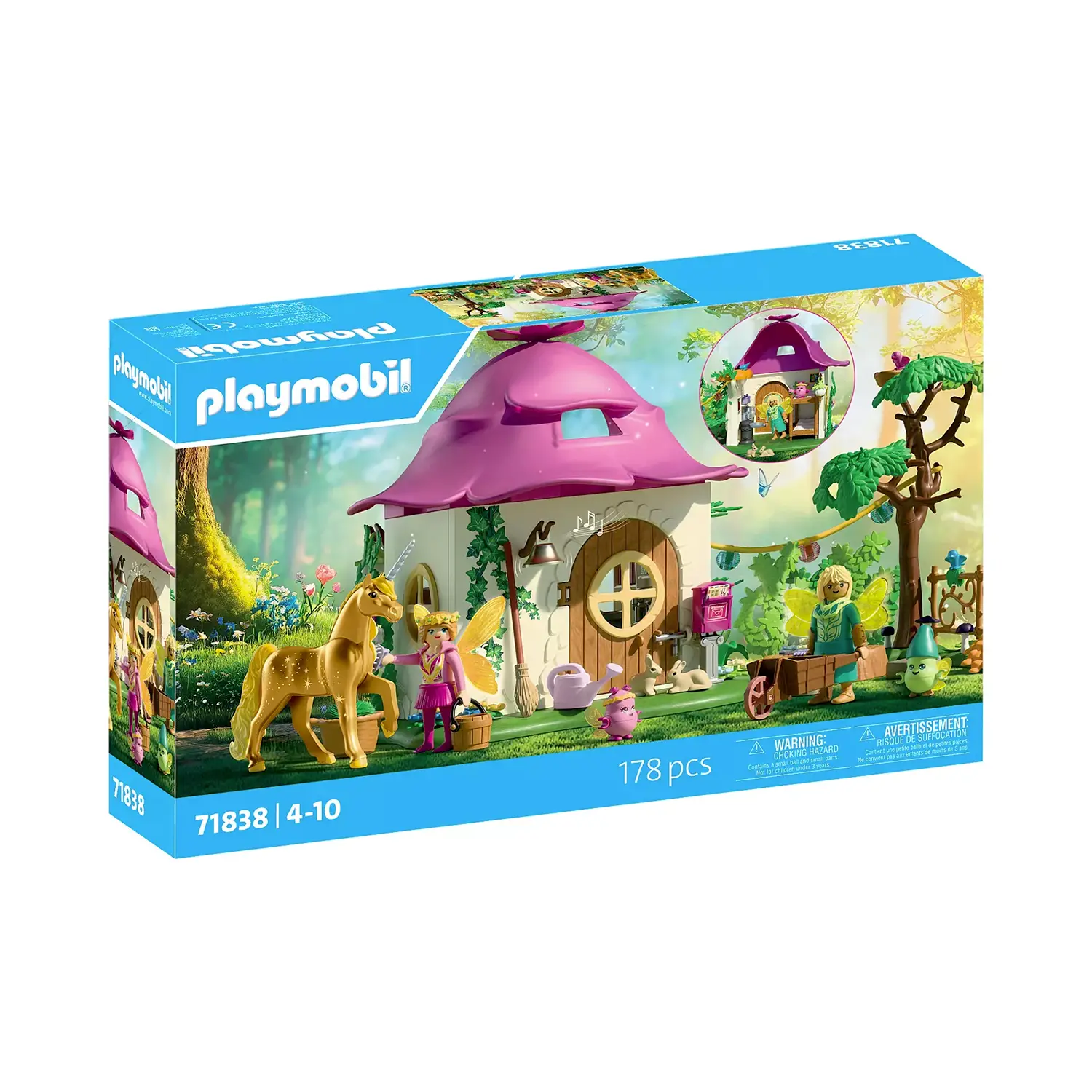 Casetta Delle Fate Con Unicorno Dorato Playmobil Magic Unicorns - playmobil