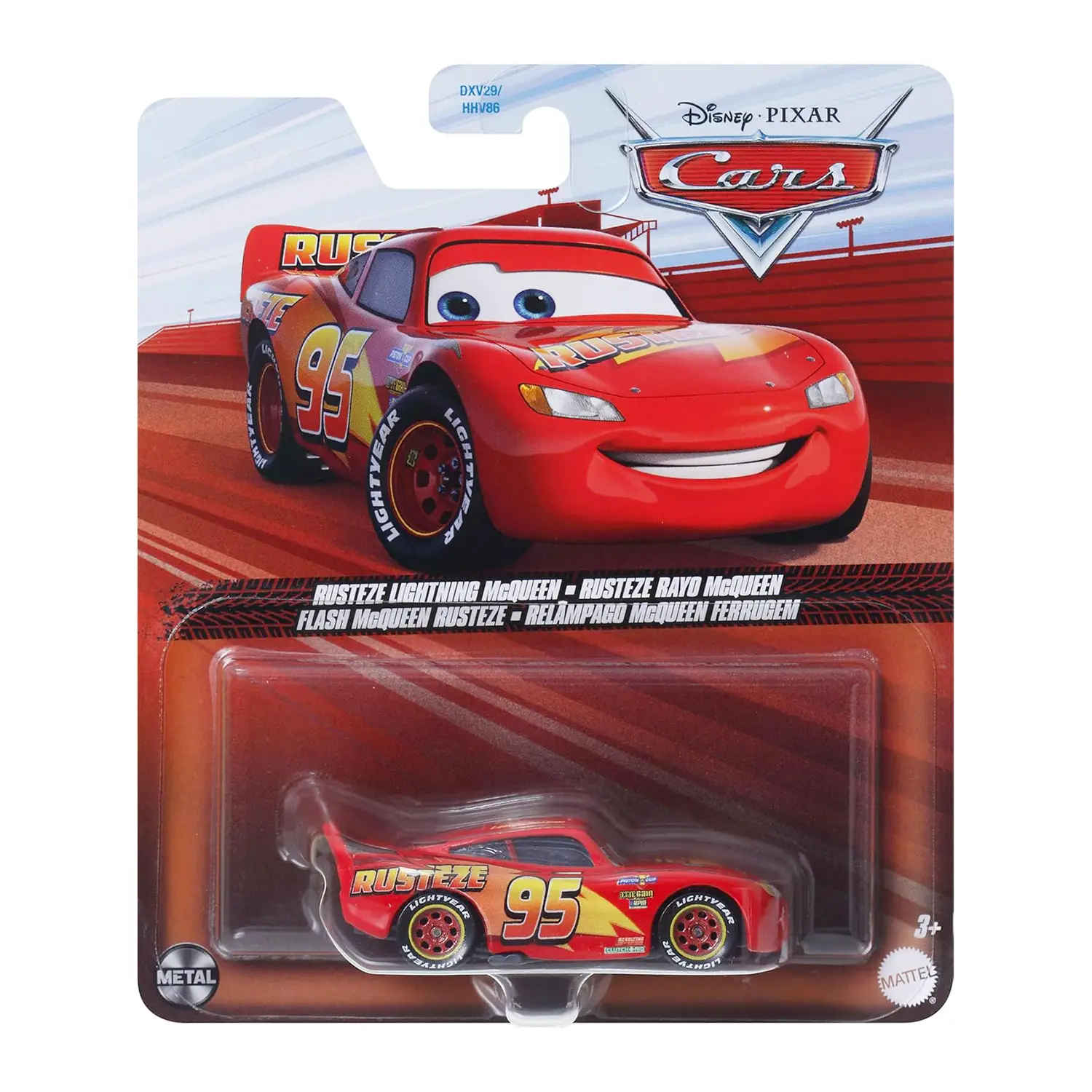 Cars 3 Personaggio 1:55 FGD64 Rust-eze Lightning Mcqueen - action figures ed accessori