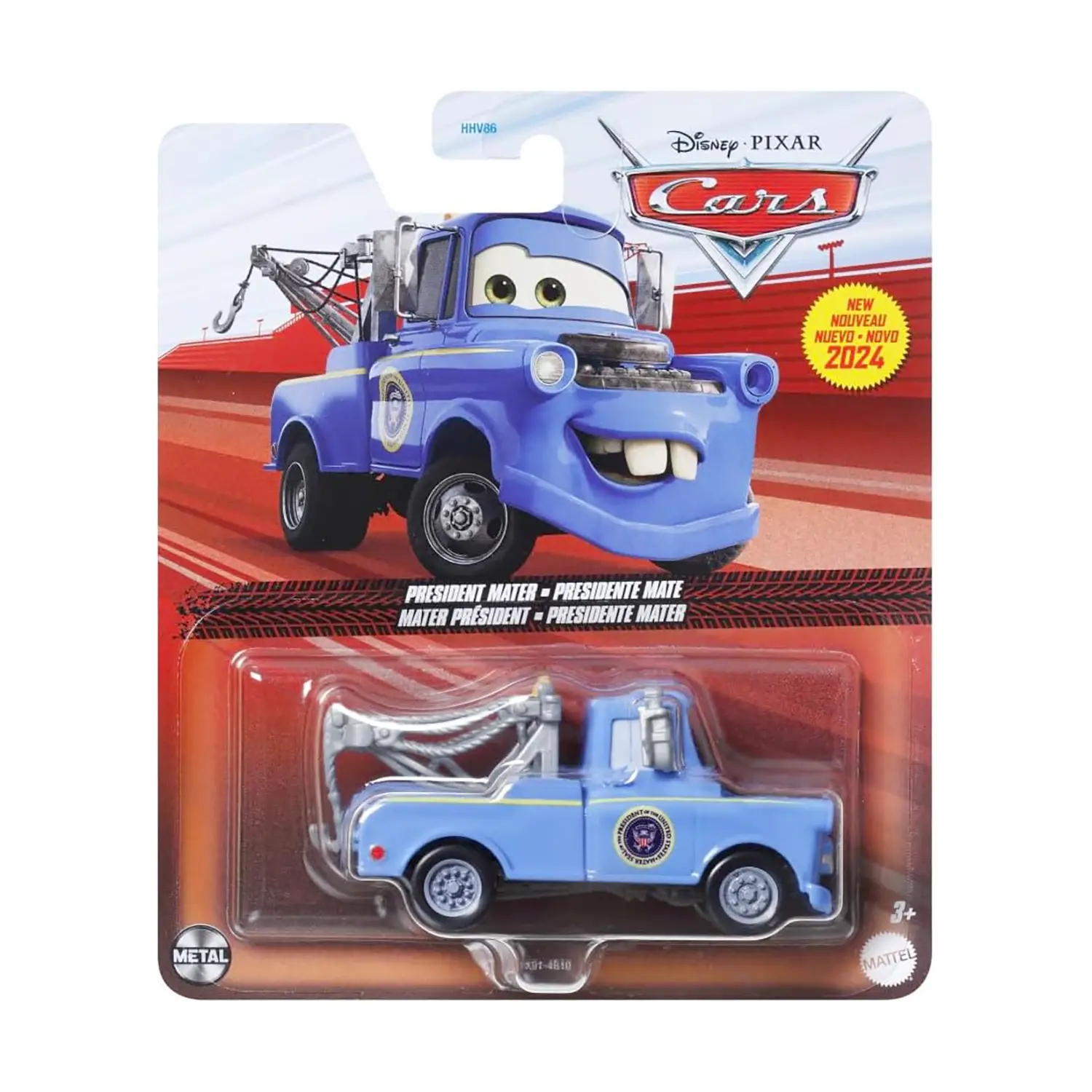 Cars 3 Personaggio 1:55 HTX91 Presidente Mater - action figures ed accessori