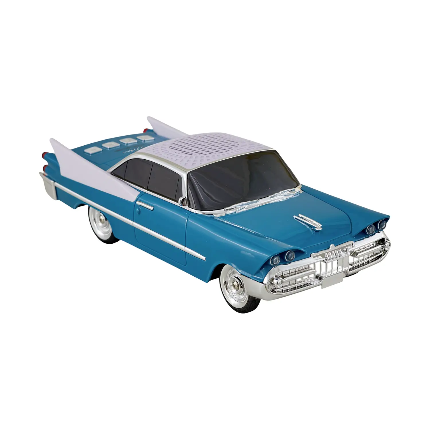 Speaker Bluetooth Auto Americana Turchese Vintage con Radio FM -