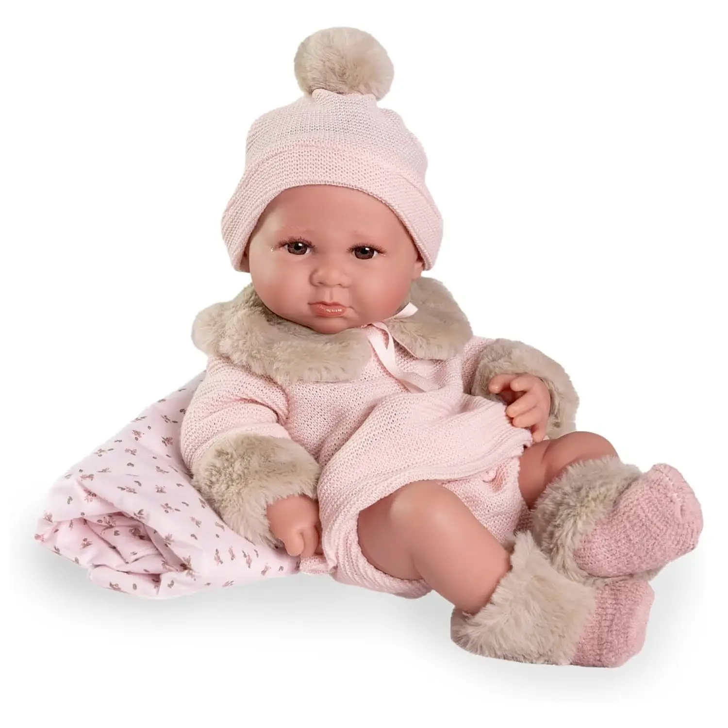 Bambola Newborn Luca Con Copertina - Bambole e accessori