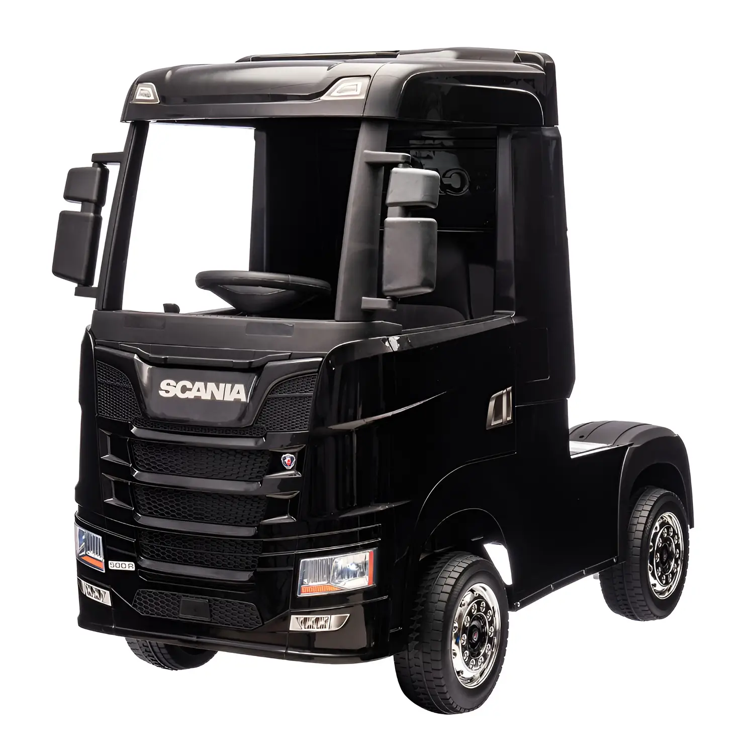 Camion Elettrico Bambini Scania 24V Nero con Telecomando - auto