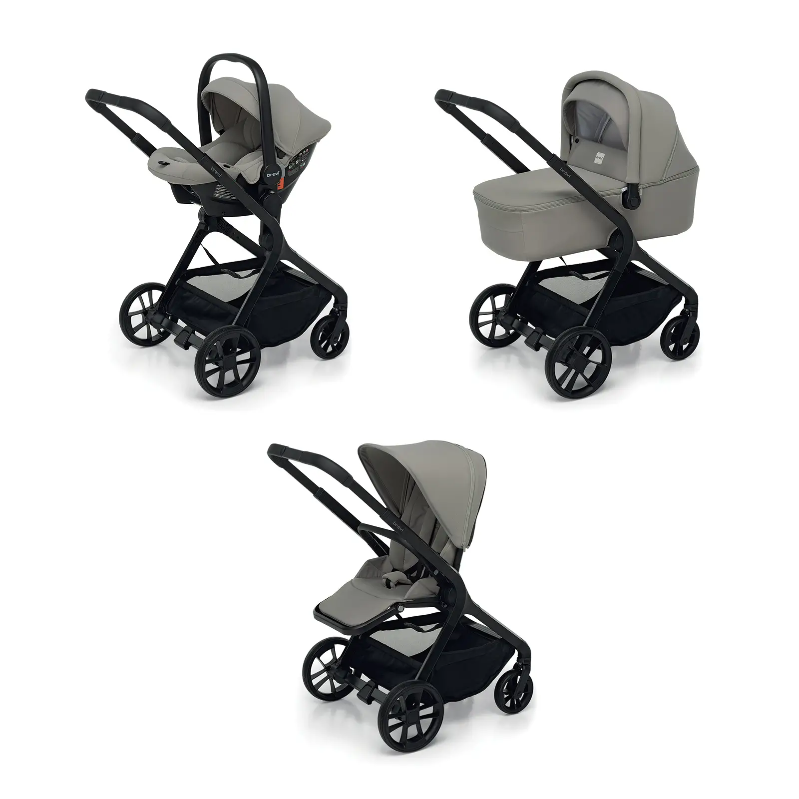 Trio Brio Travel System 3 in 1 Sabbia - trio e modulari
