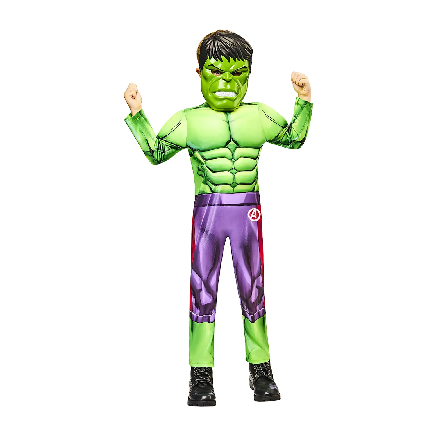 Costume Hulk Black Line - Taglia XXS - 3/4 Anni - abiti bambino e bambina