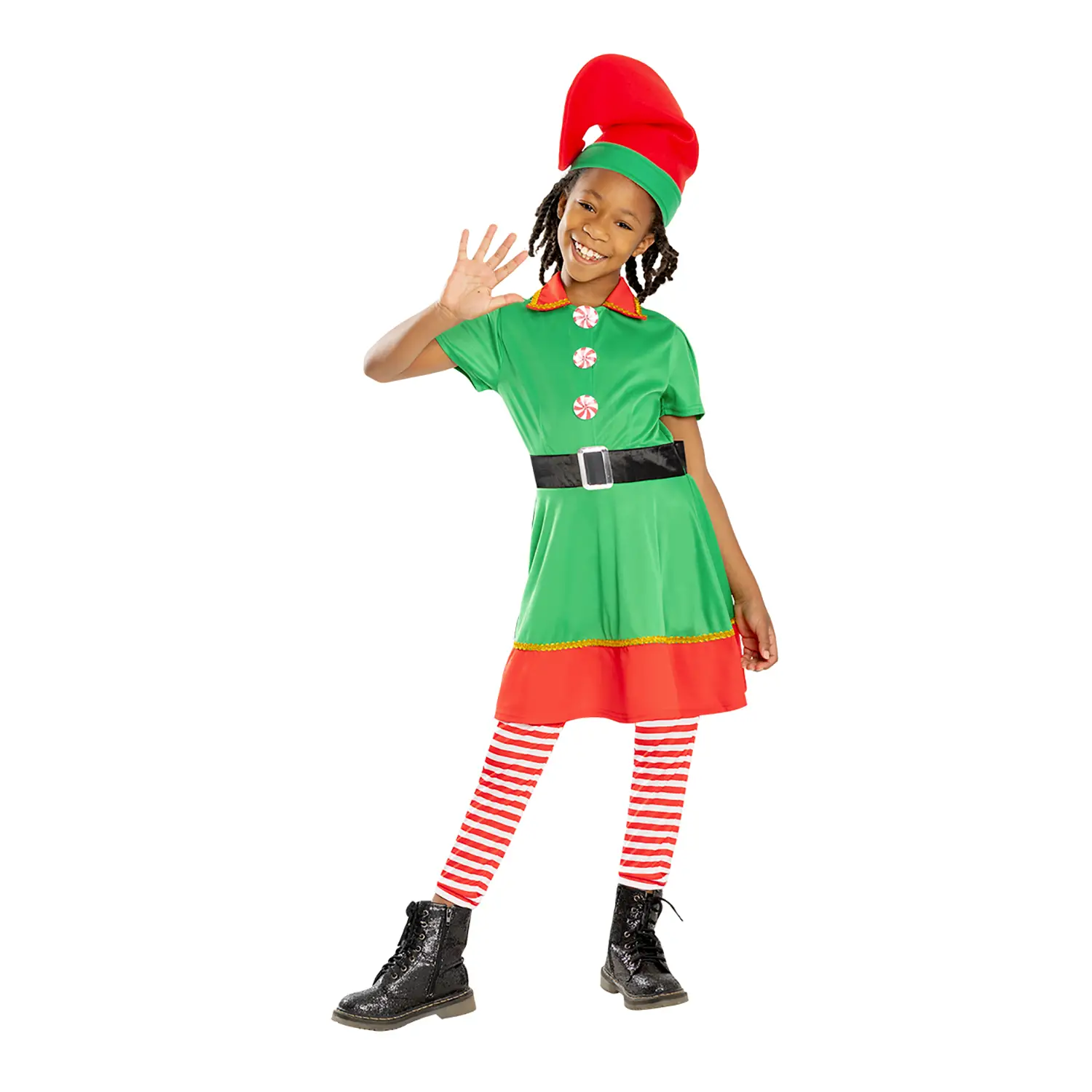 Costume Elfo Bambina - Taglia XS - 5/6 Anni - abiti bambino e bambina