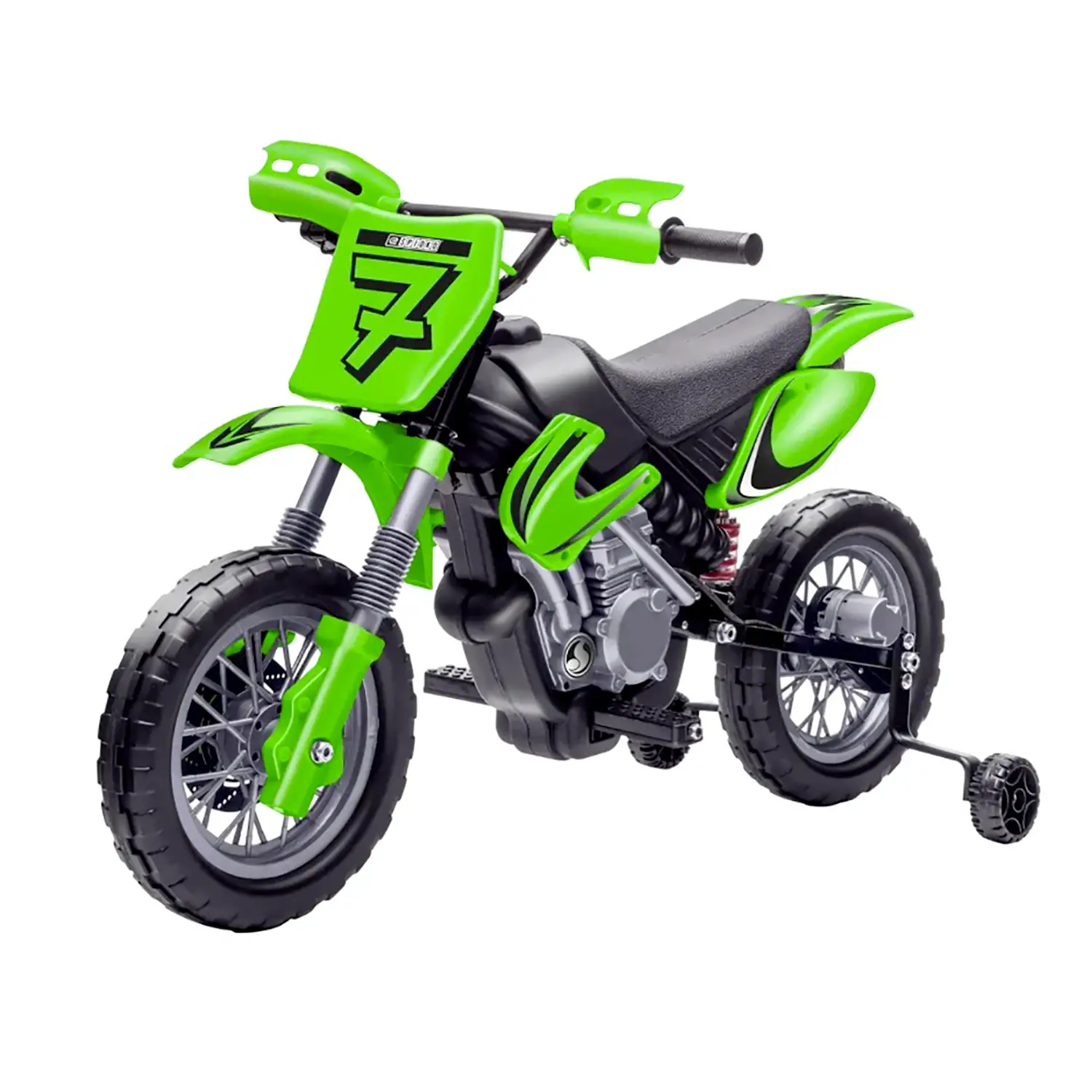 Moto Cross Elettrica per Bambini 12V Verde - moto