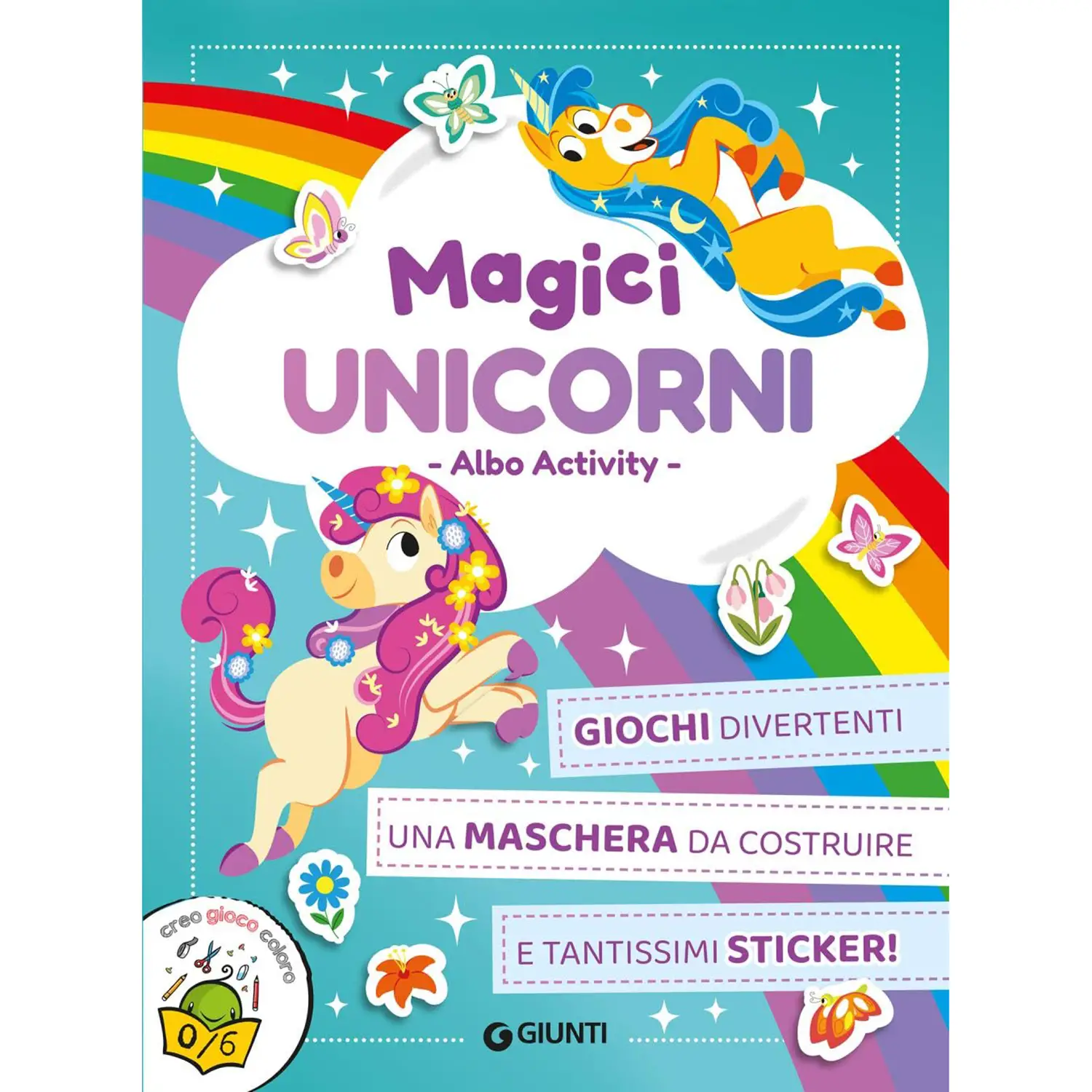 Libro Magici Unicorni Colora Gioca Attacca - Prima biblioteca