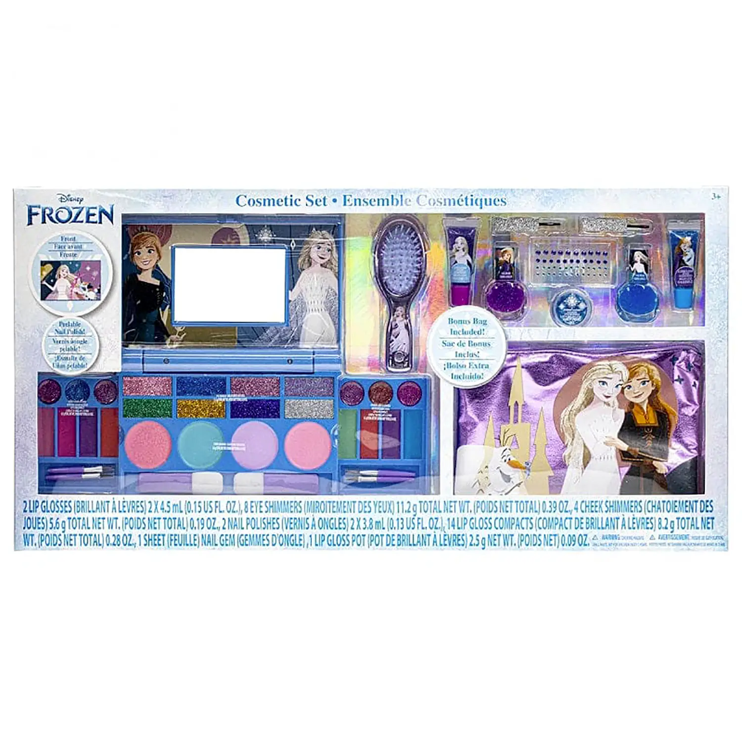 Frozen Mega Set CosmeticI Bambina Con Borsetta Make Up - bellezza e accessori