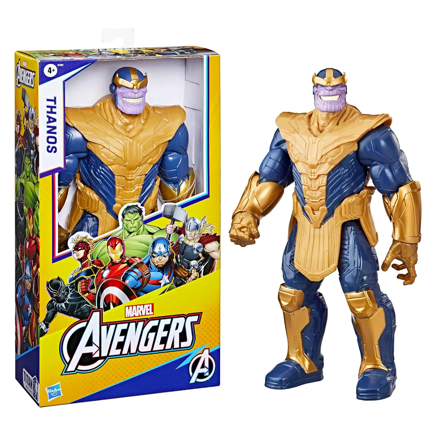 Avengers Titan Hero Deluxe Thanos Personaggio 30 Cm - action figures ed accessori