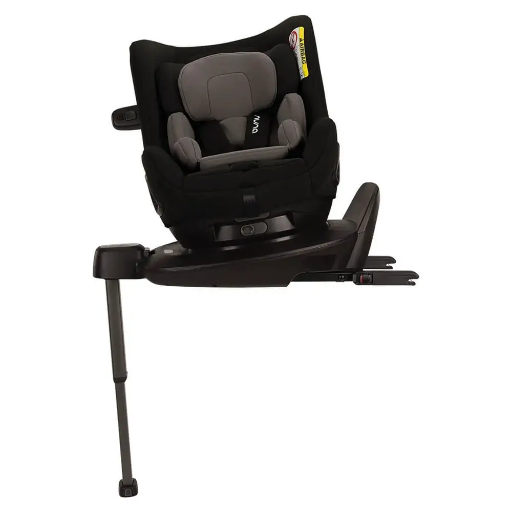 Nuna Pruu Seggiolino Auto i-Size Girevole 360° 0–4 Anni 40-105Cm Caviar - bambini 40-105 cm (0-4 anni)