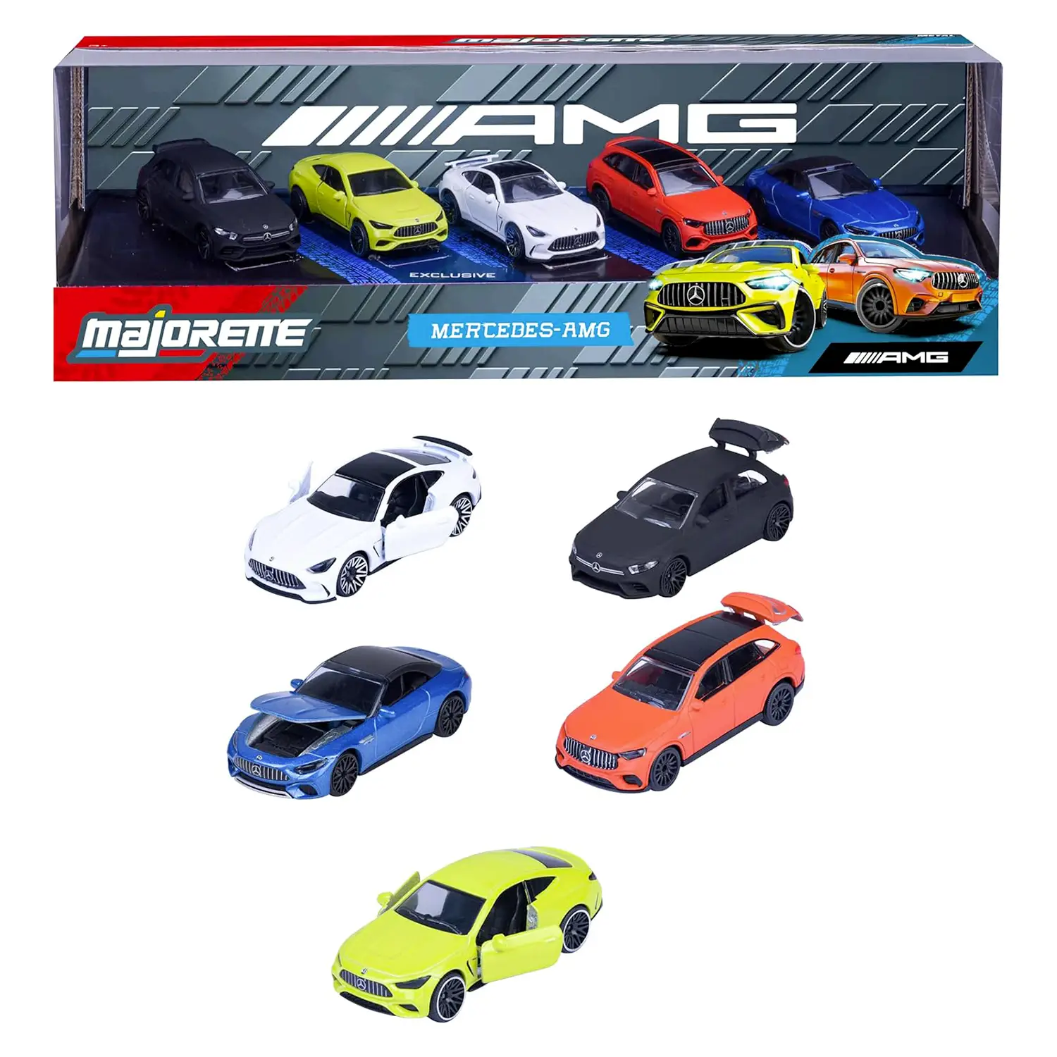 Majorette Mercedes-Amg 5 Pezzi - modellini