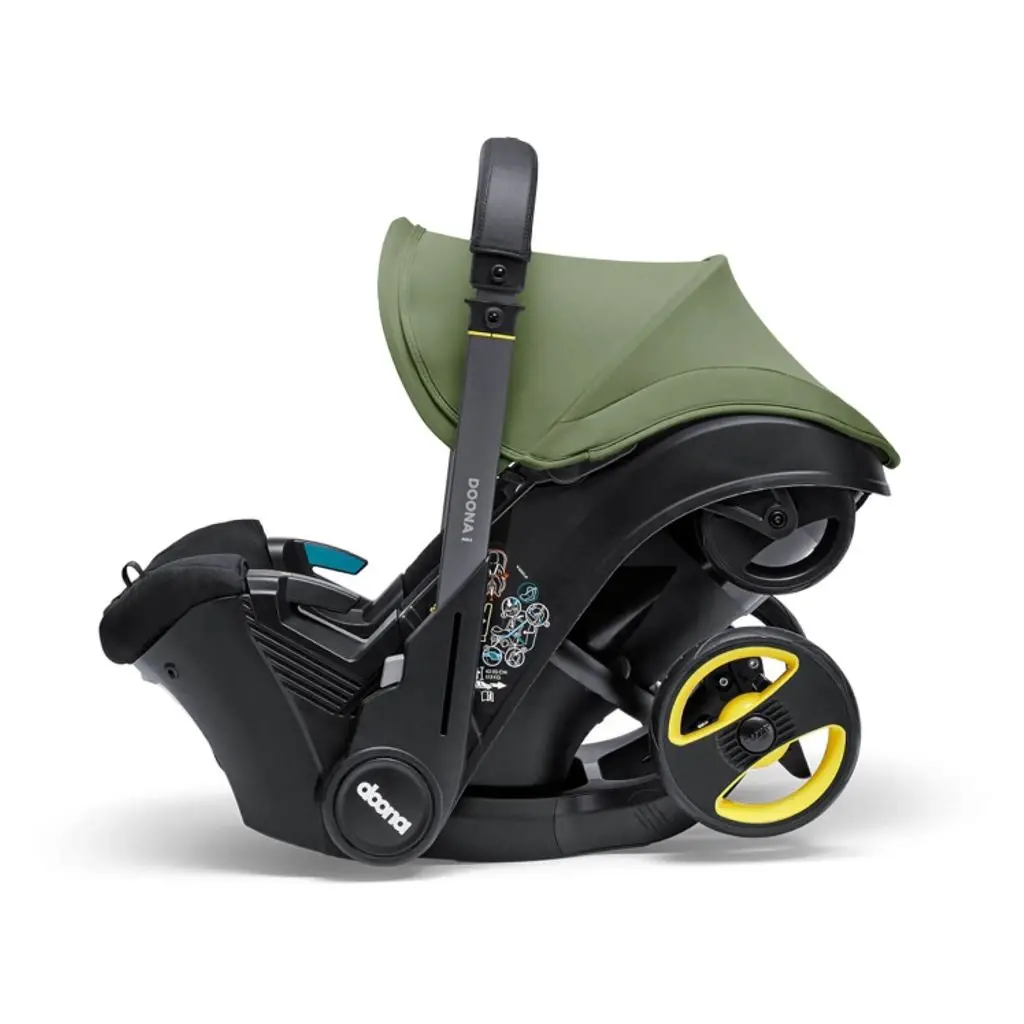 Doona X Seggiolino Auto Passeggino i-Size Forest Grey - neonati 40-87 cm (0-1 anno)