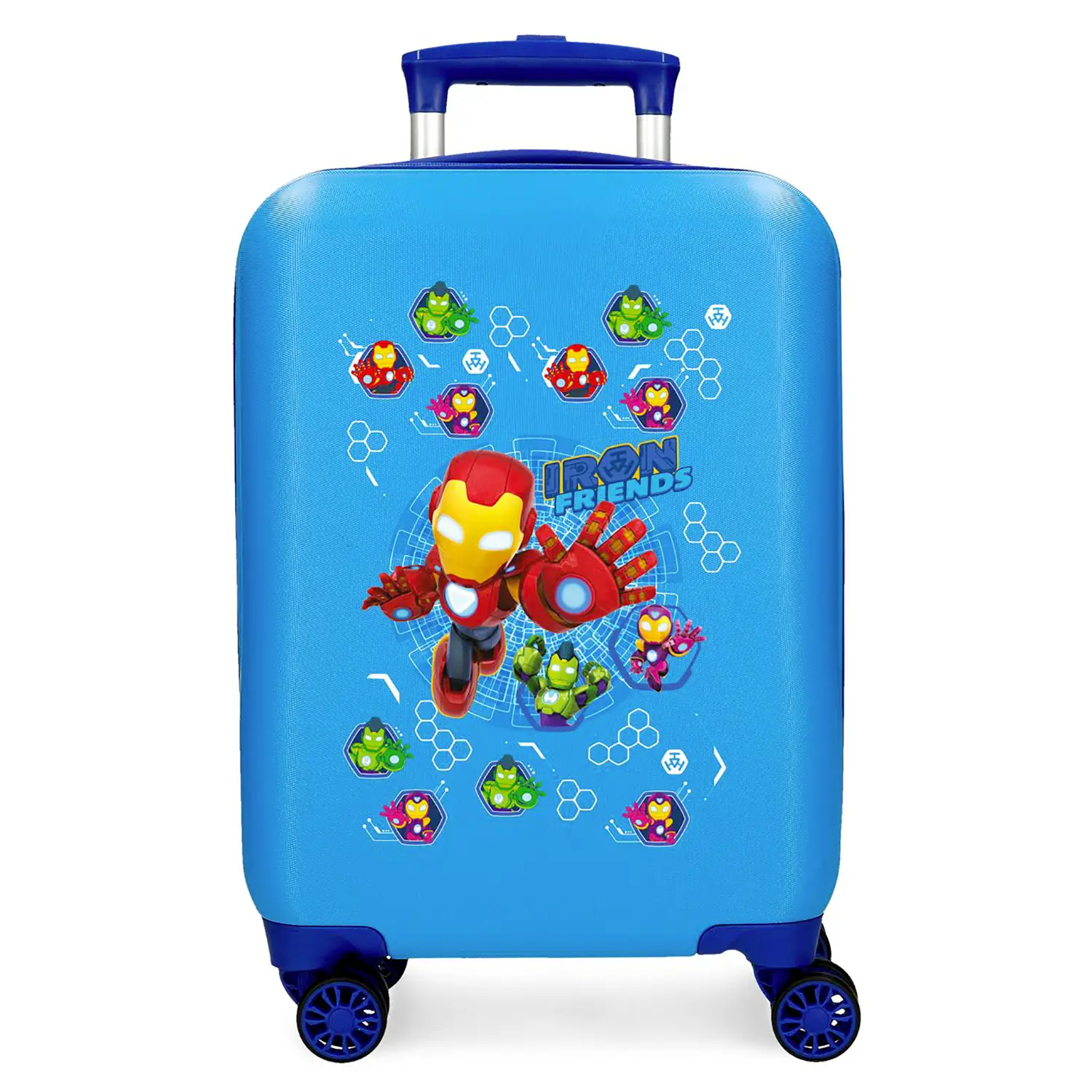 Iron Friends Trolley Abs 50 cm 4 Ruote Azzurro -