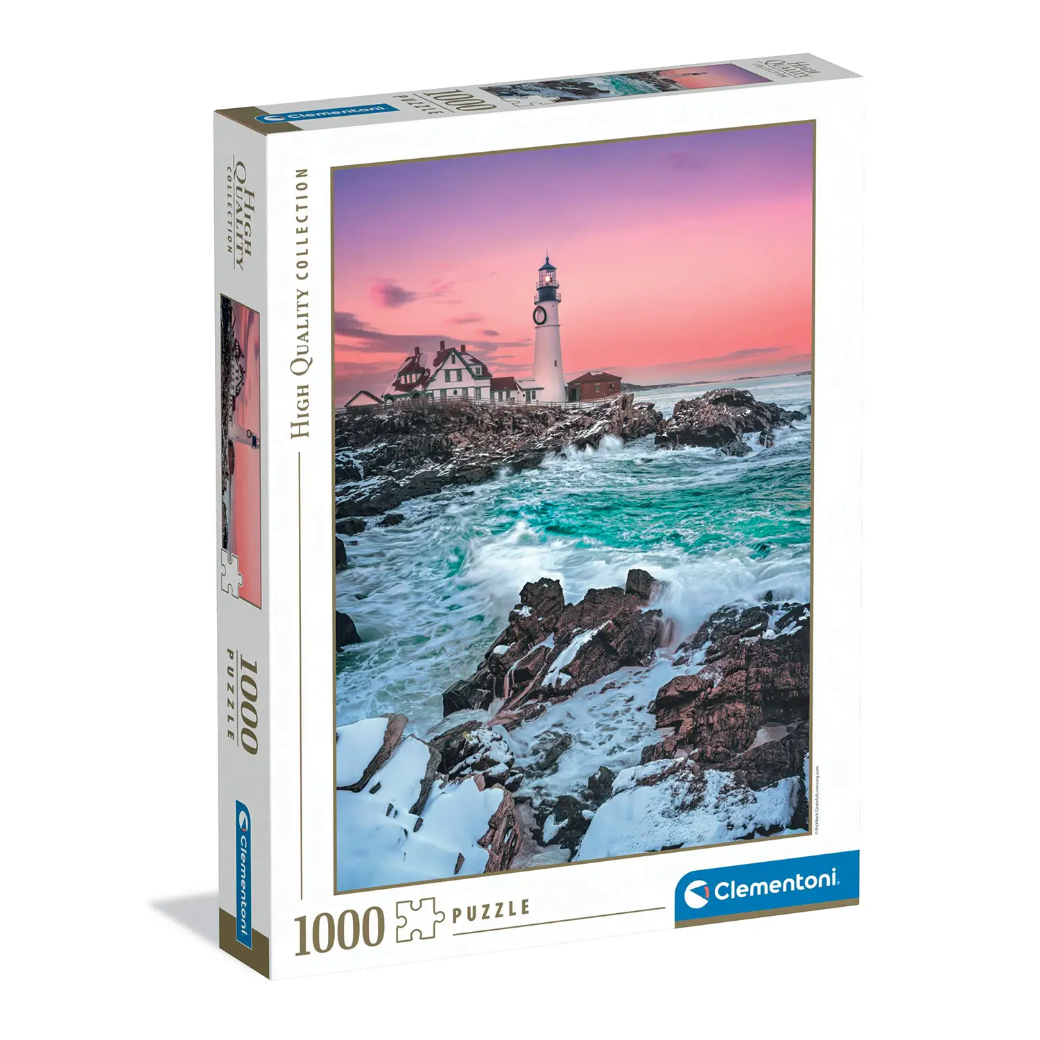 Puzzle 1000 Pezzi Hqc Prima Neve Su Portland Head - puzzle adulti