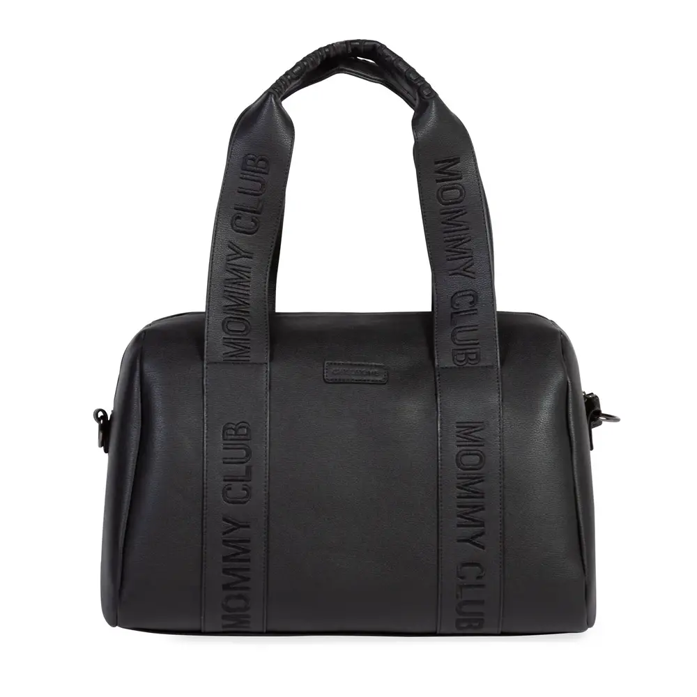 Borsa Cambio Mommy Club Signature in Ecopelle Black Childhome - borse e zaini
