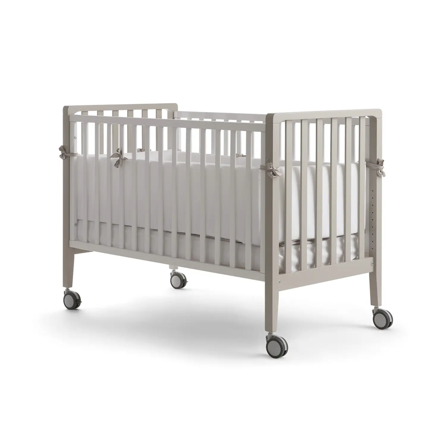 Lettino Evolutivo Win Pali Bianco/Tortora 6in1 con Tessile Menta - collezioni