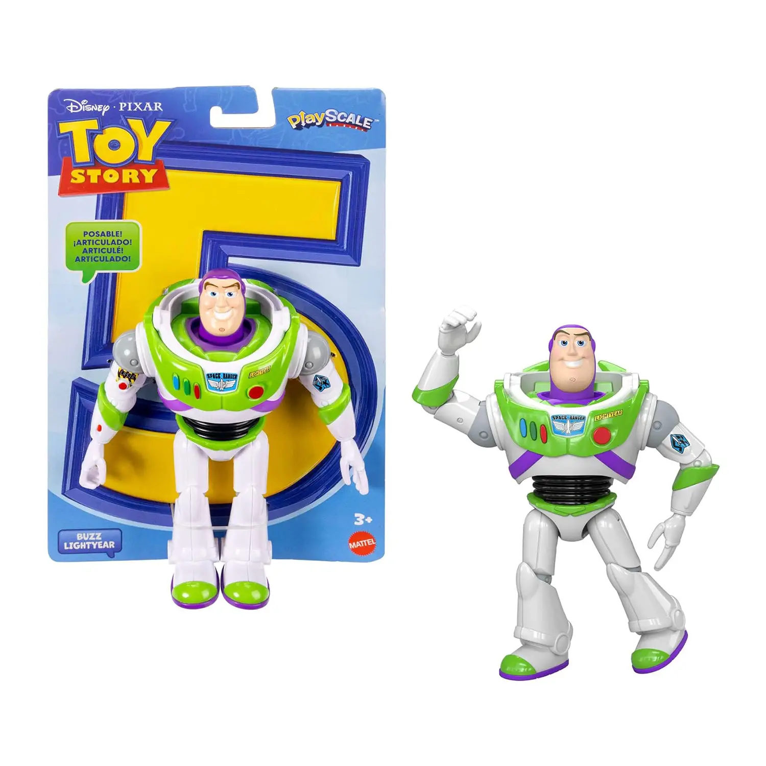 Disney Pixar Toy Story 5 - Buzz Lightyear Space Ranger, action figure - action figures ed accessori