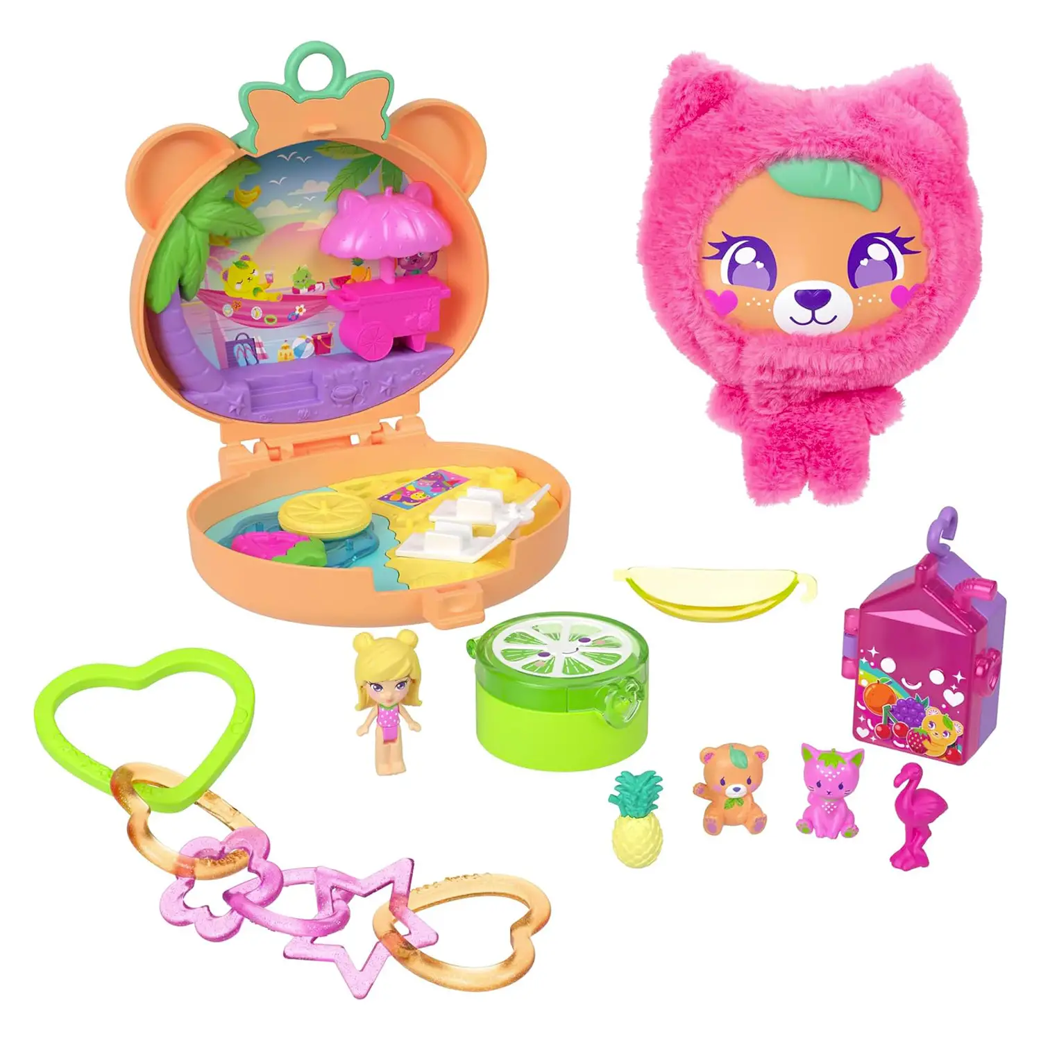 Polly Pocket Cofanetto Orsacchiotto Di Peluche - collezionabili bambina