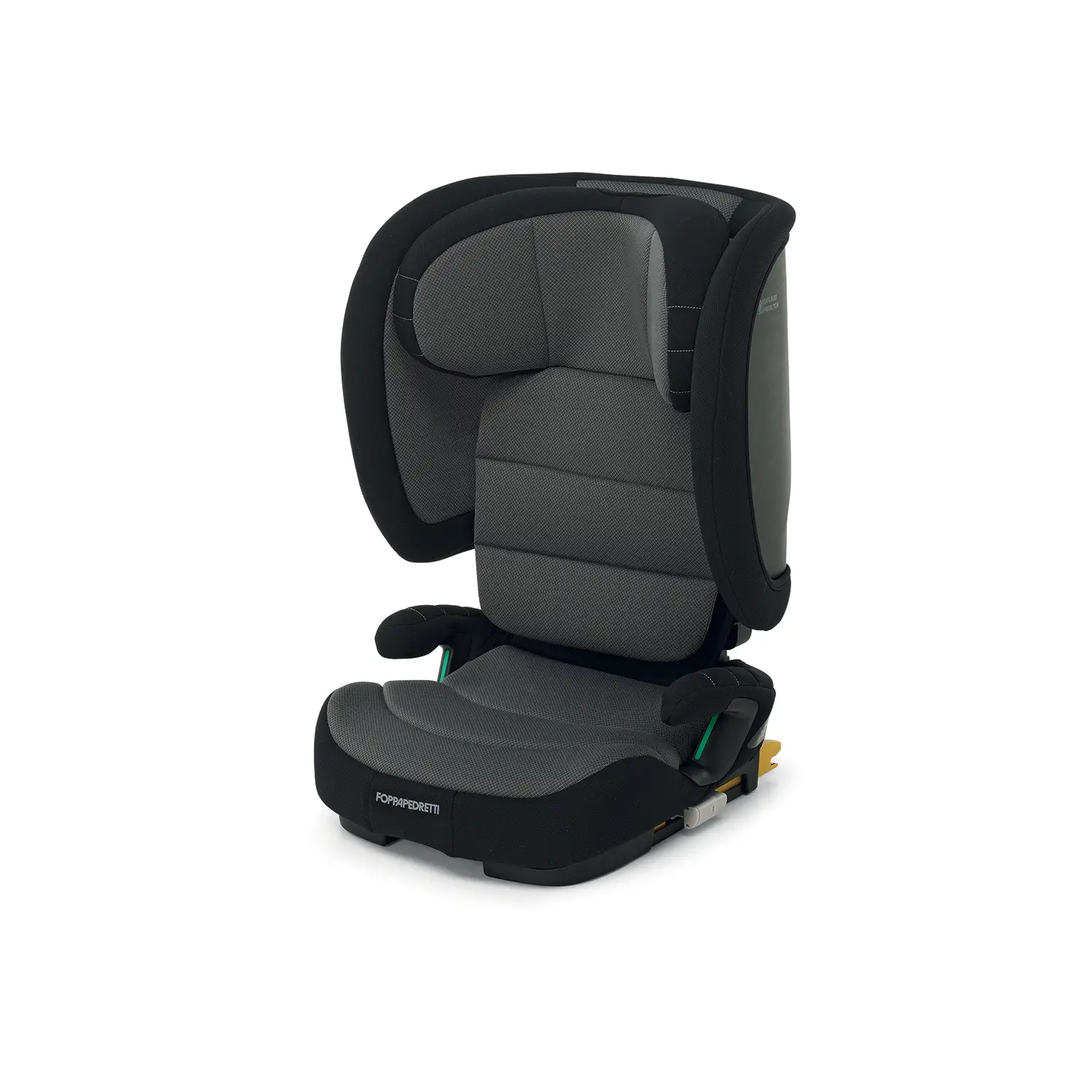 Seggiolino Auto Course i-Size Black Foppapedretti 100-150 cm 3-12 anni - bambini 100-150 cm (4-12 anni)