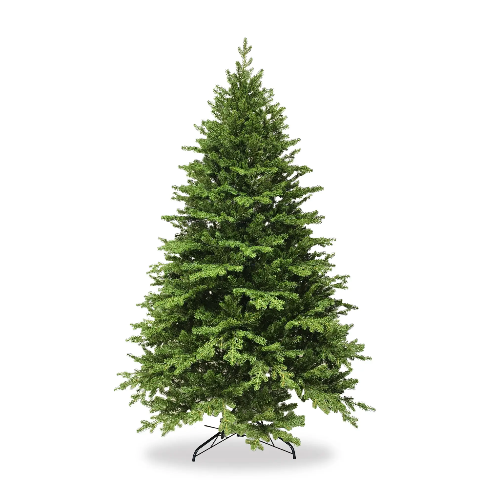 Albero di Natale Selira 100% PE Ultra-Realistico, 1004 Rami a 5 e 7 Punte, Altezza 210 cm - alberi