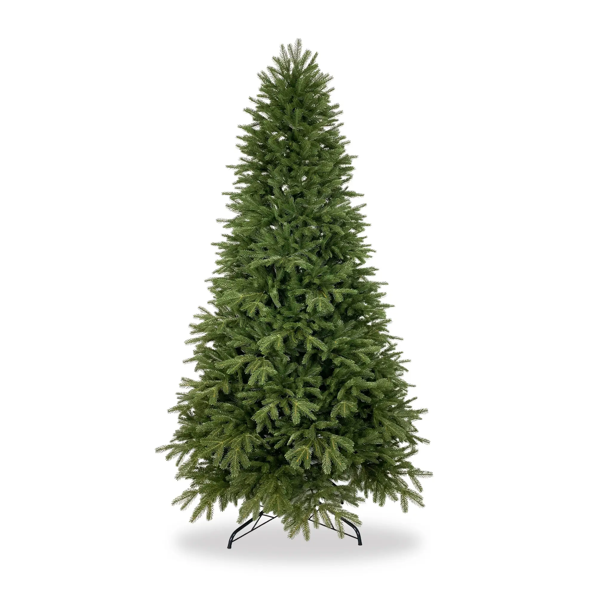 Albero di Natale Whisper 100% PE Ultra-Realistico, 1285 Rami a 5 Punte, Altezza 210 cm - alberi