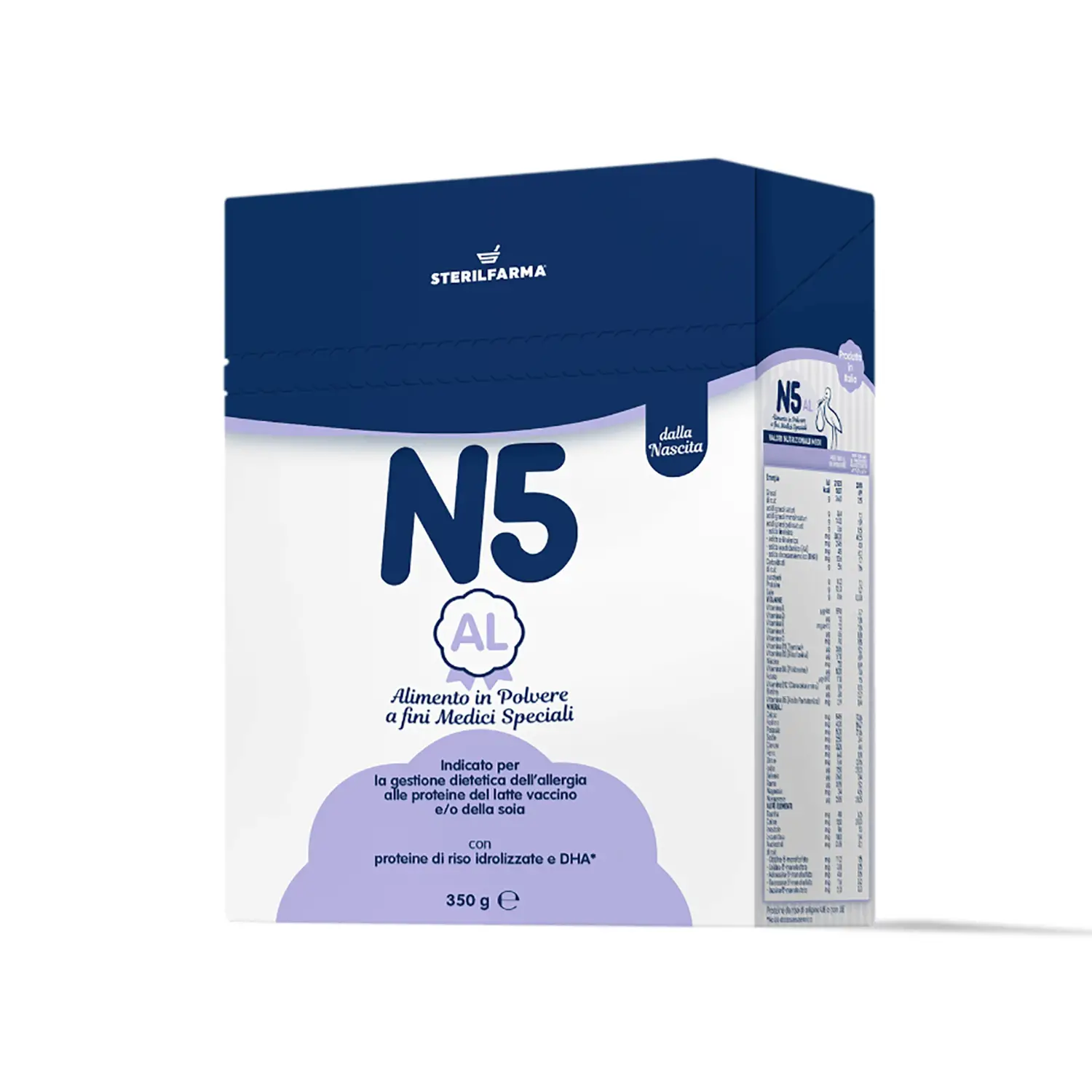 Latte N5 AL Riso Polvere 350gr Per Allergia Alle Proteine Del Latte Steril Farma - latti artificiali